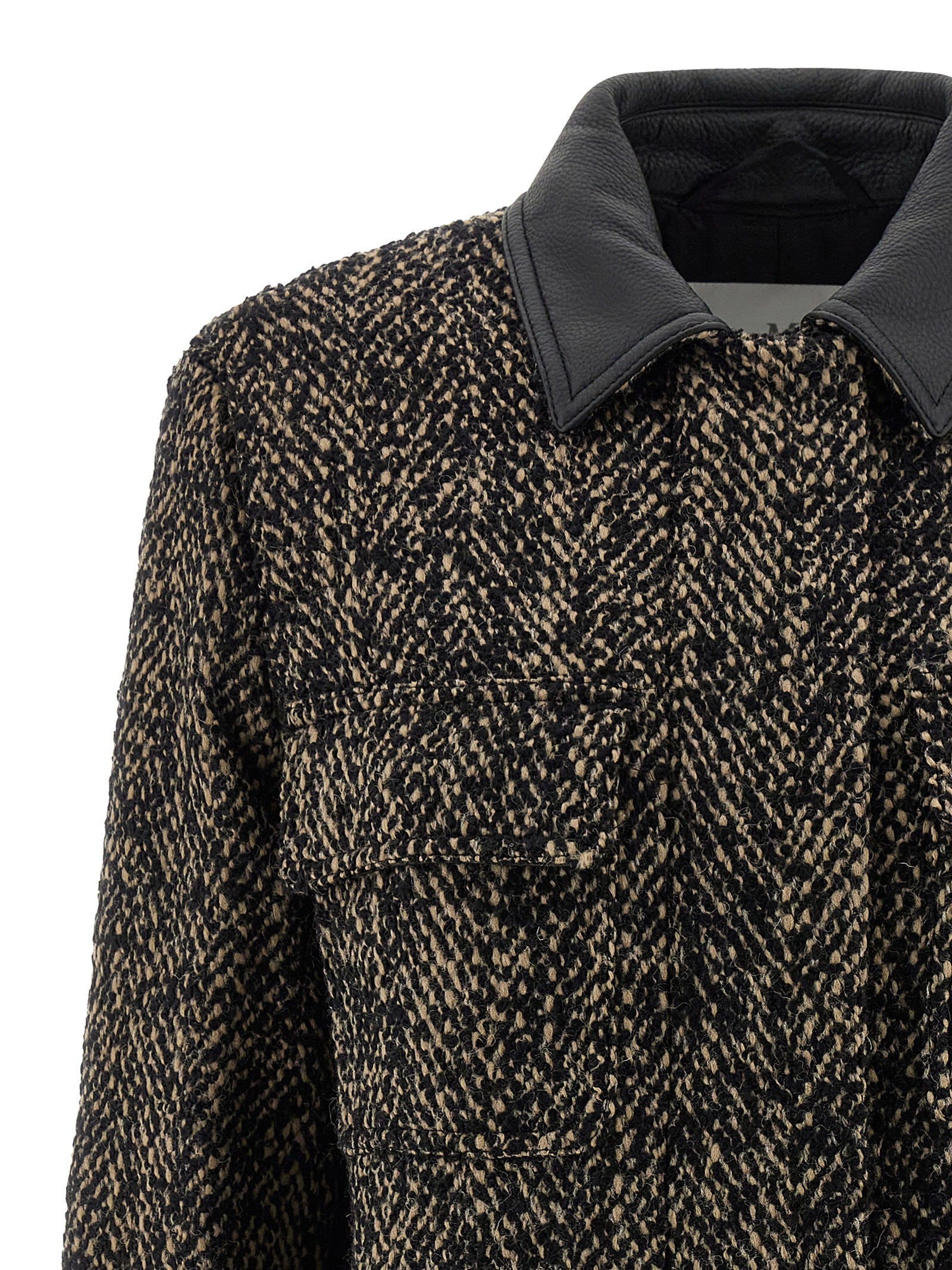 Max Mara Mehrfarbige Jacke aus reiner Schurwolle