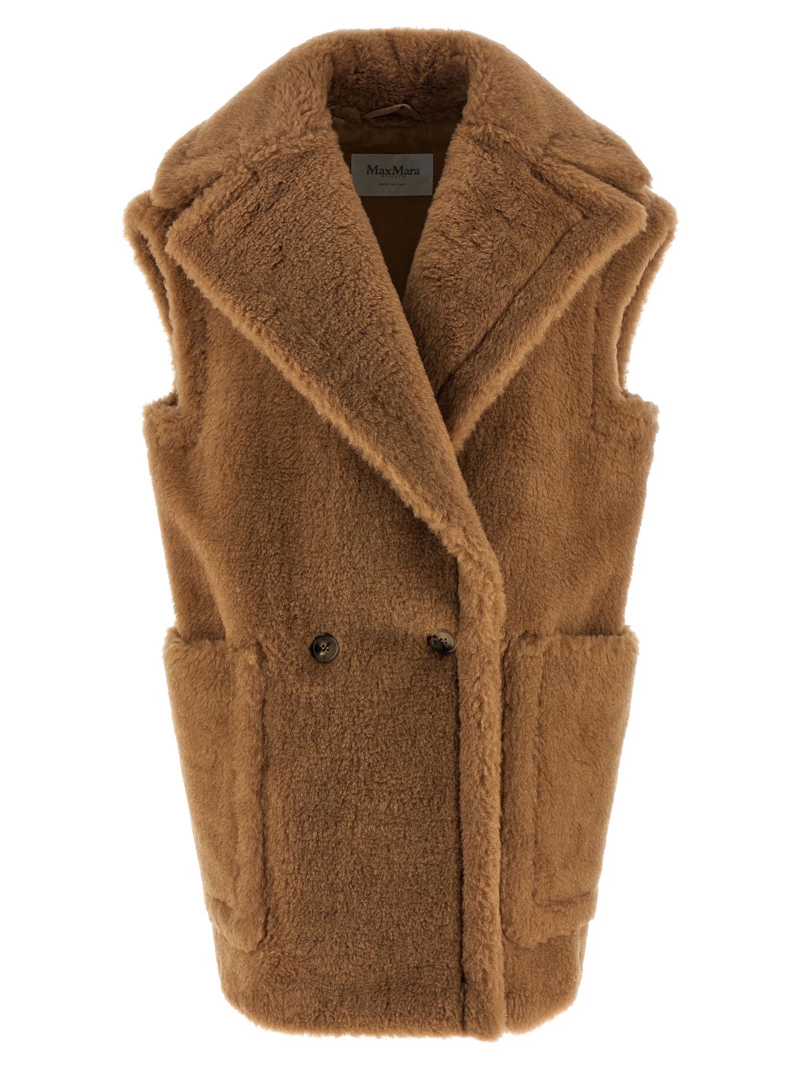 Max Mara Beige Woll-Weste