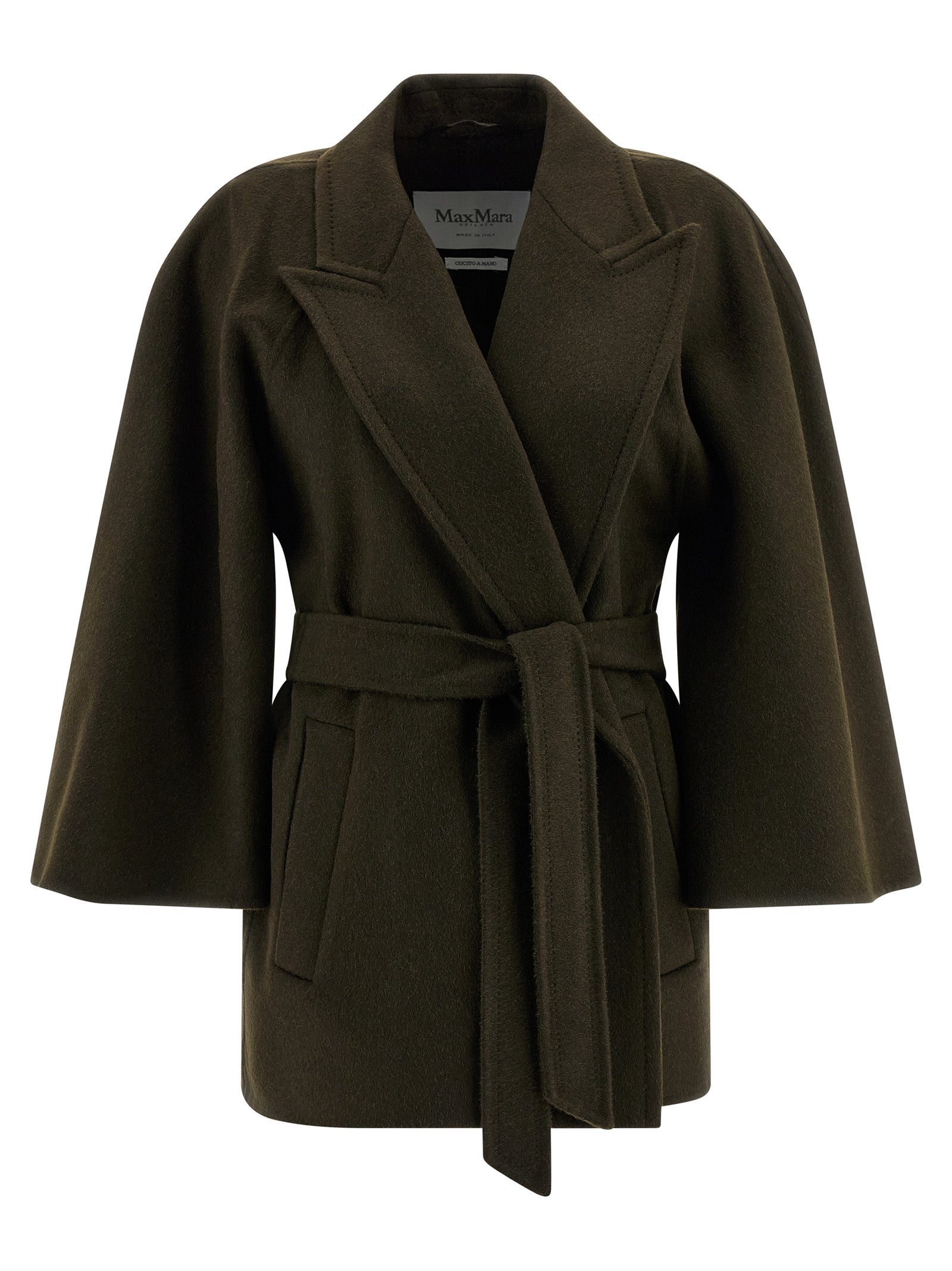 Max Mara Zweifarbiger Wollmantel
