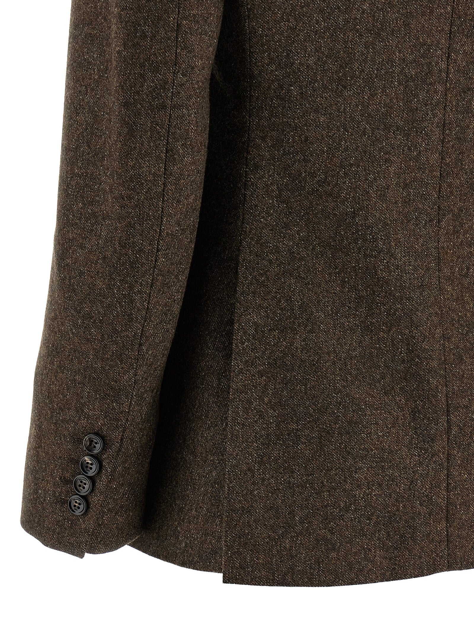 Max Mara Brauner Blazer aus reiner Schurwolle