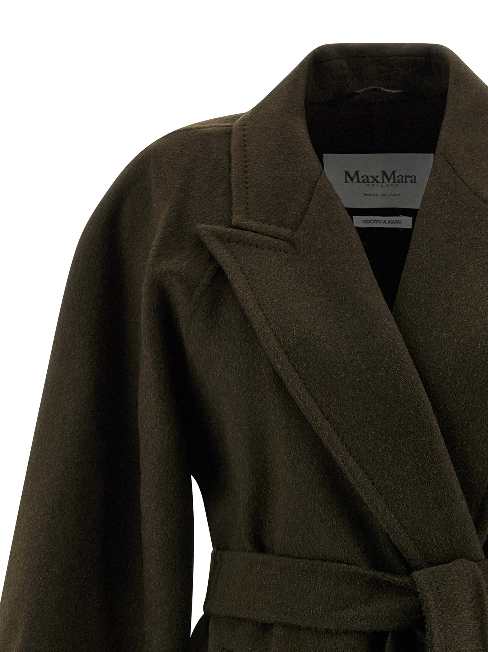 Max Mara Zweifarbiger Wollmantel