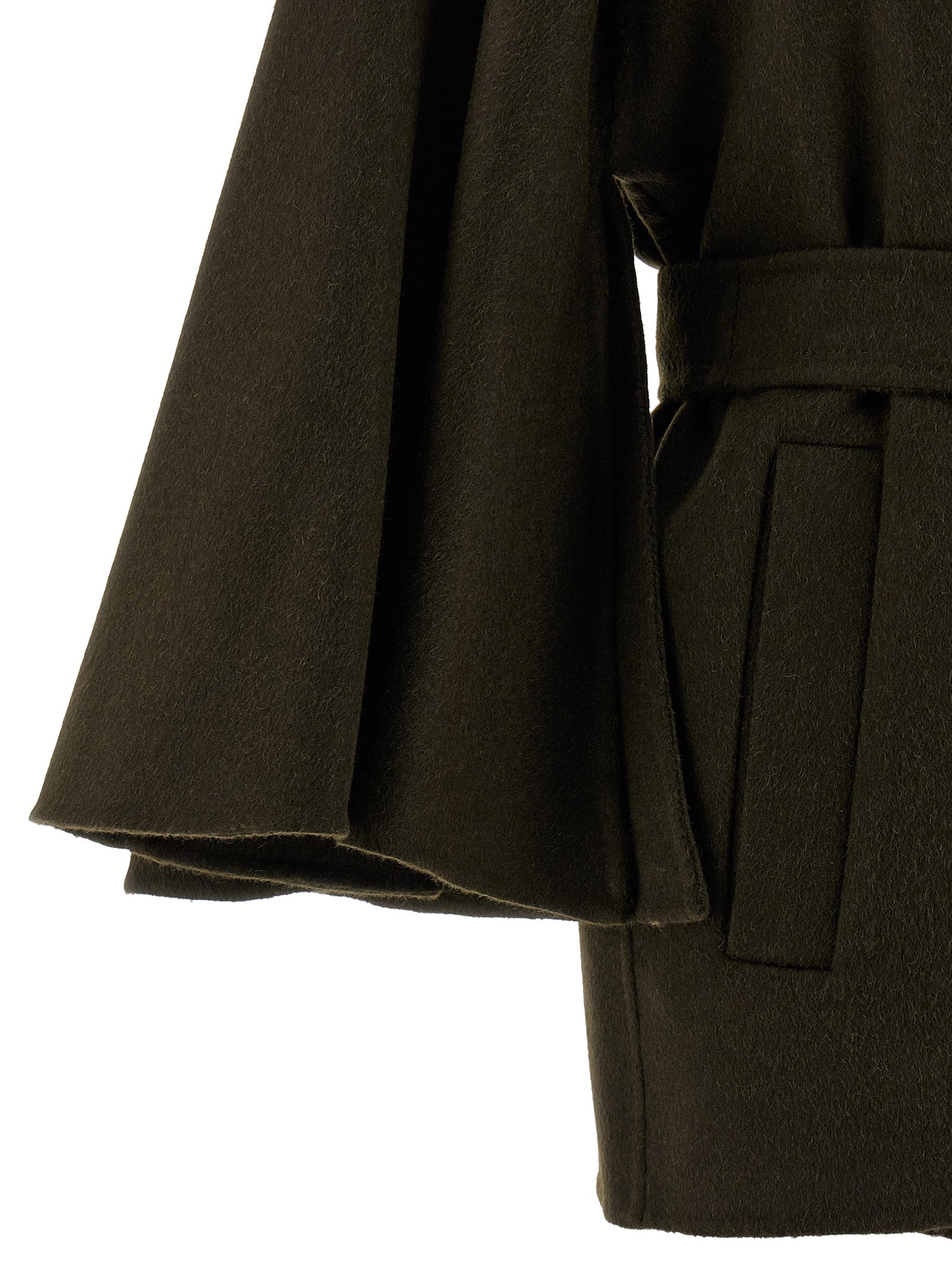 Max Mara Zweifarbiger Wollmantel