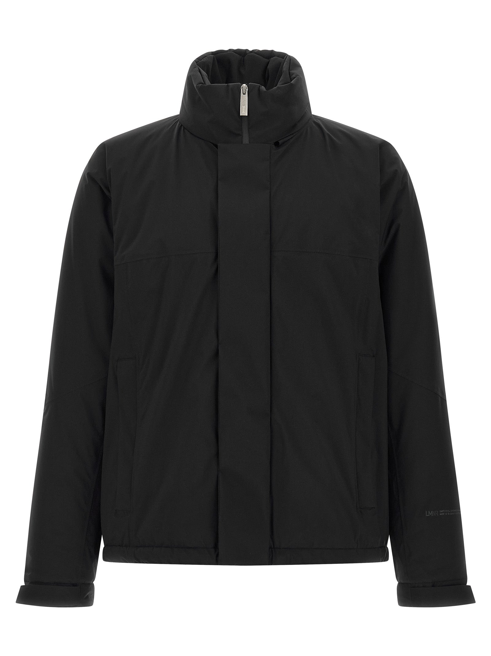 LAMINAR Schwarze Polyamid-Shell-Jacke