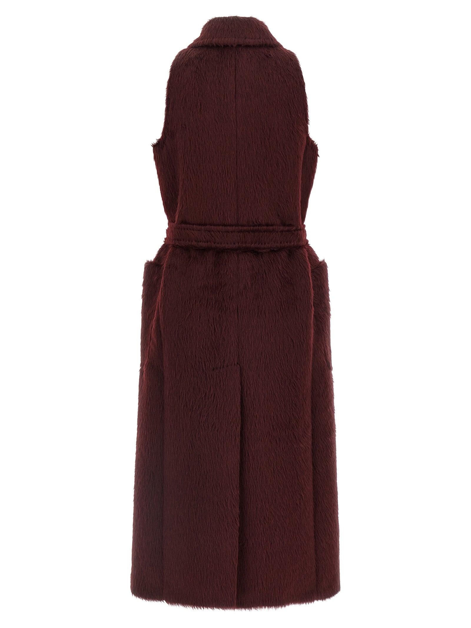 Max Mara Bordeaux Wollmantel