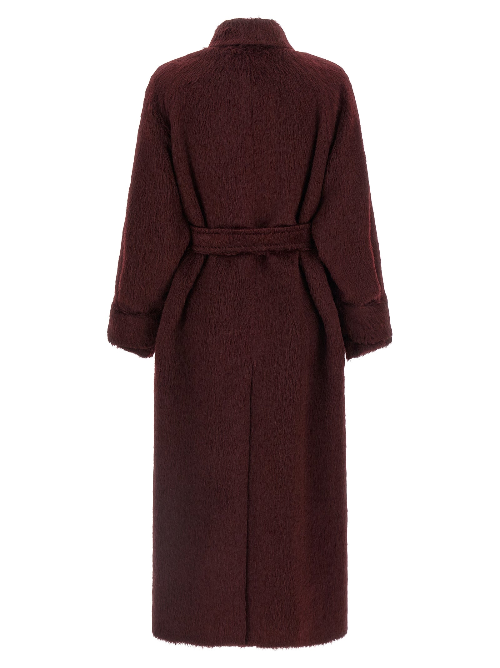 Max Mara Bordeaux Wollmantel