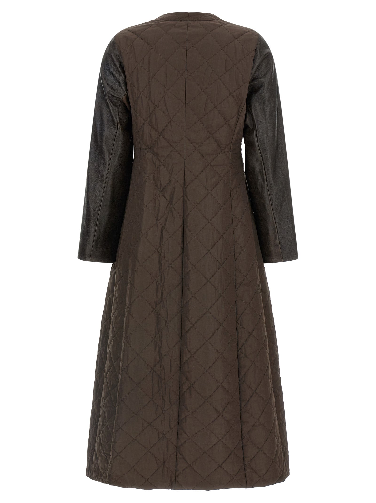 Max Mara Brauner Polyamid-Mantel