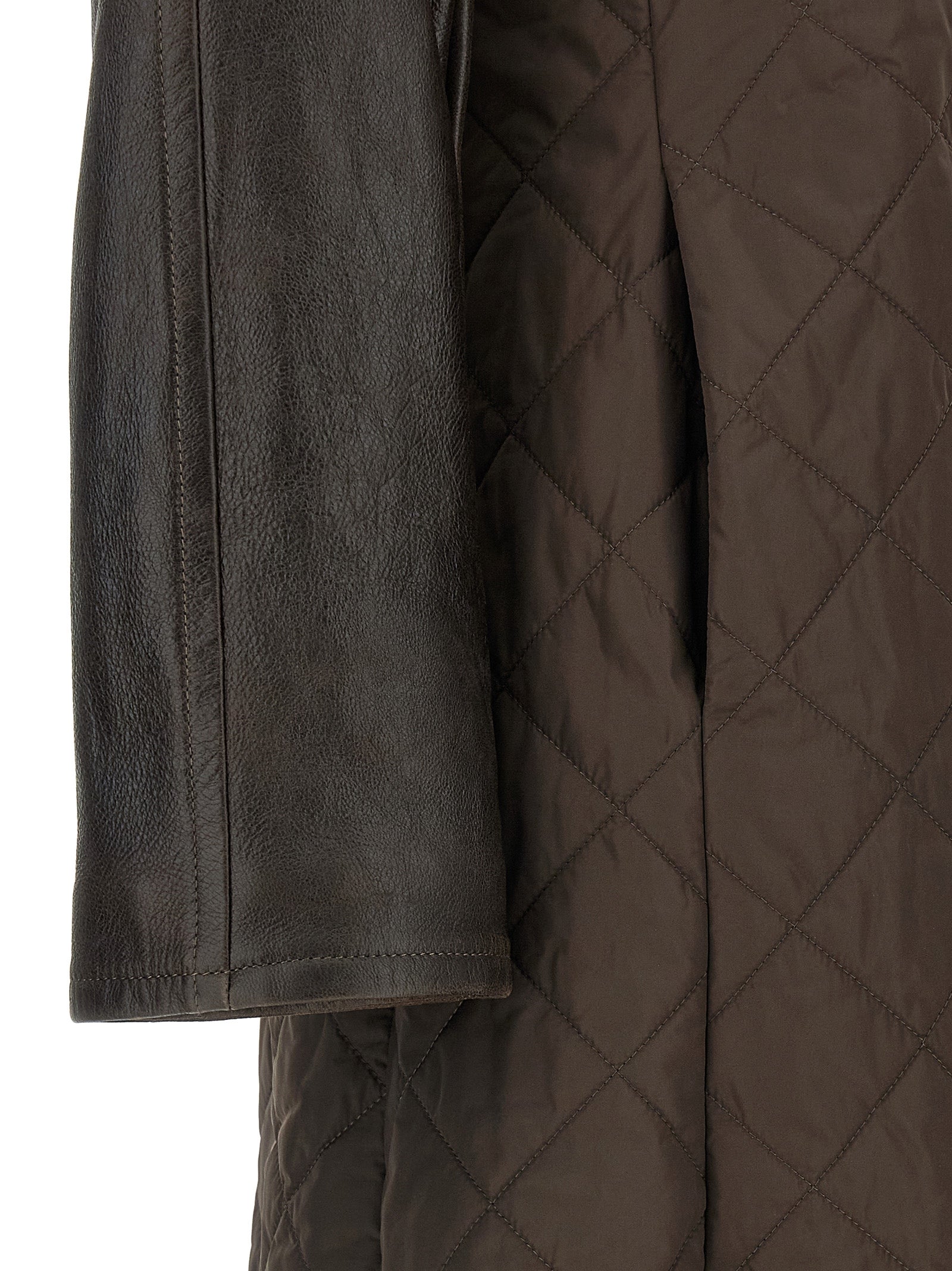 Max Mara Brauner Polyamid-Mantel
