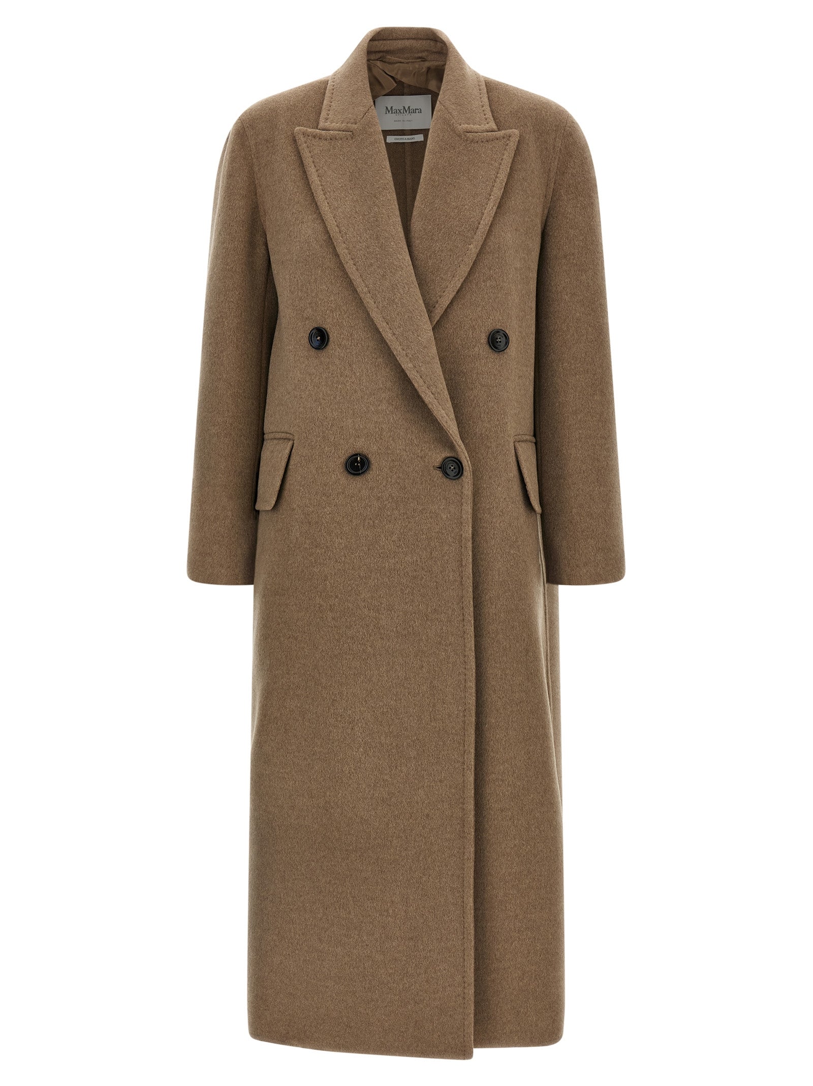 Max Mara Beiger Kaschmir-Mantel