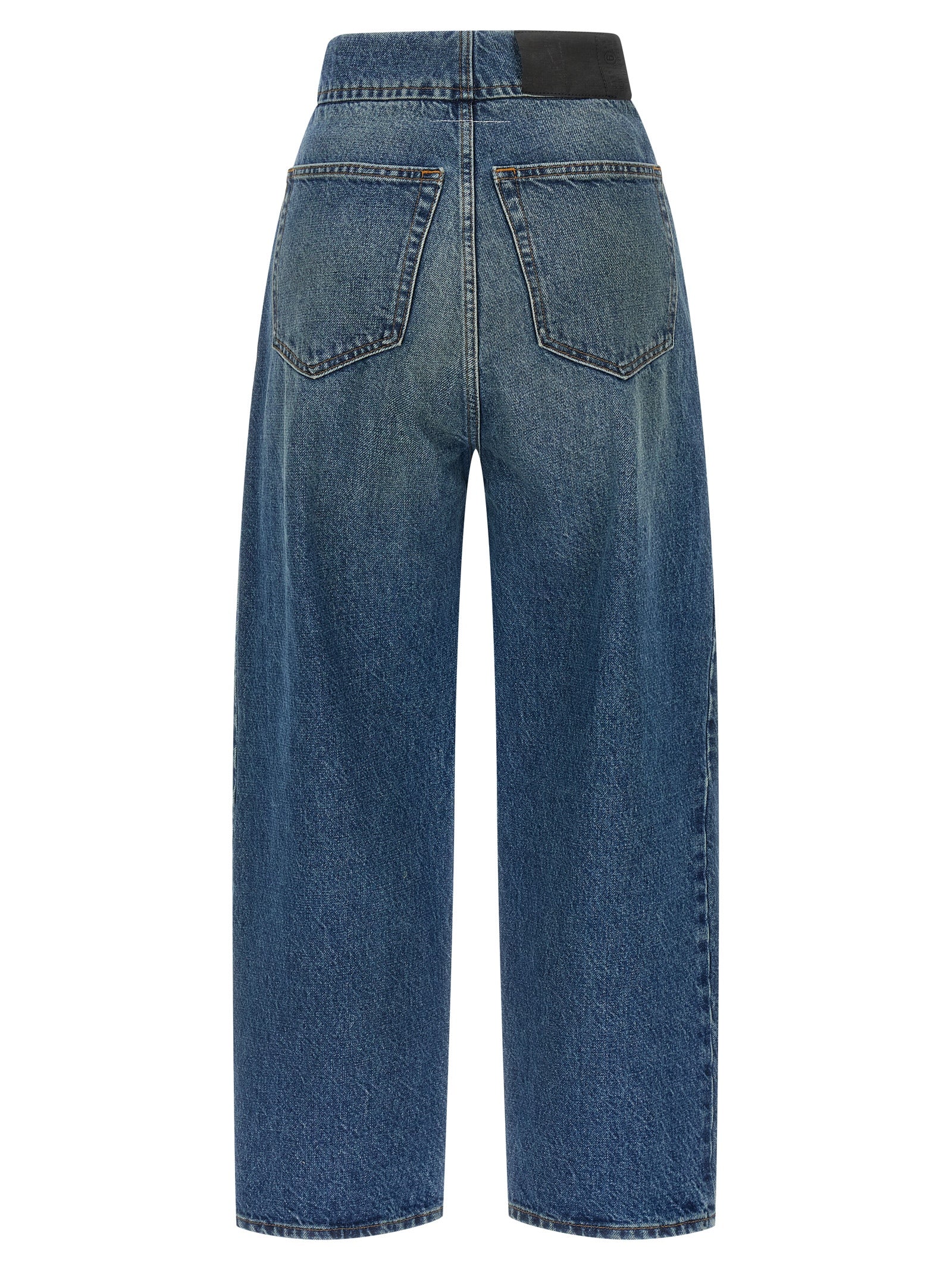 MM6 Maison Margiela Blaue Jeans aus Baumwolle im geraden Schnitt