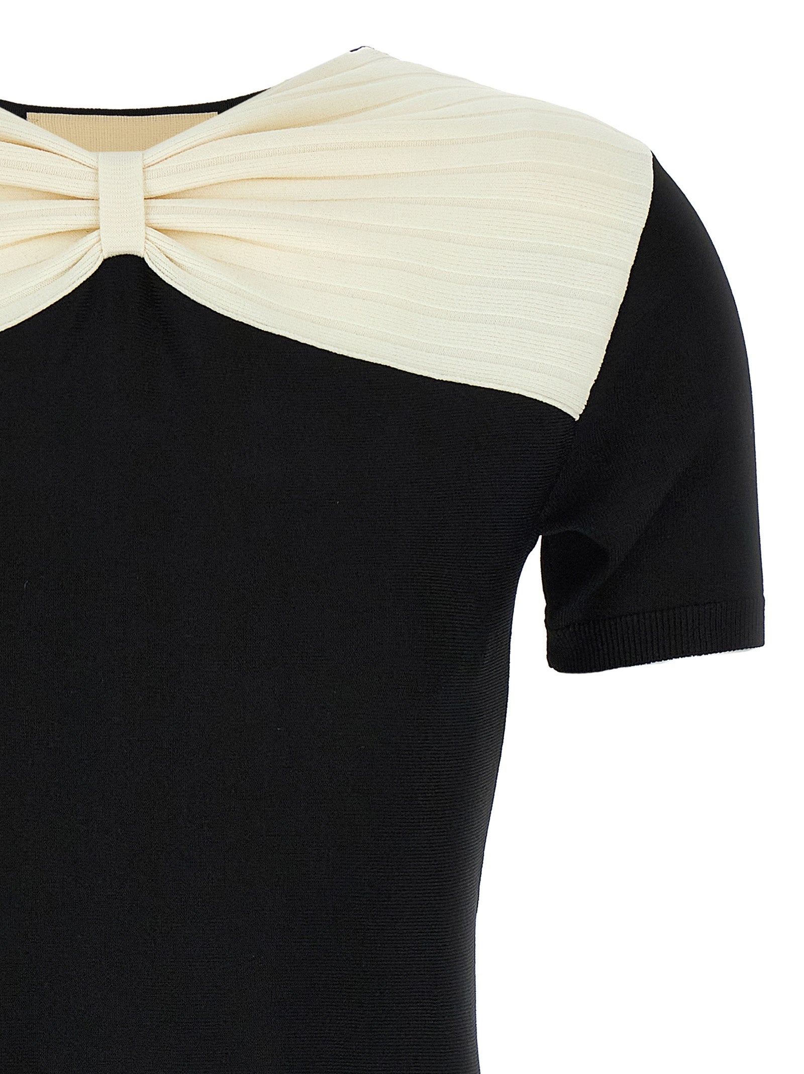 Valentino Garavani Schwarzes Viskose-Kurzkleid