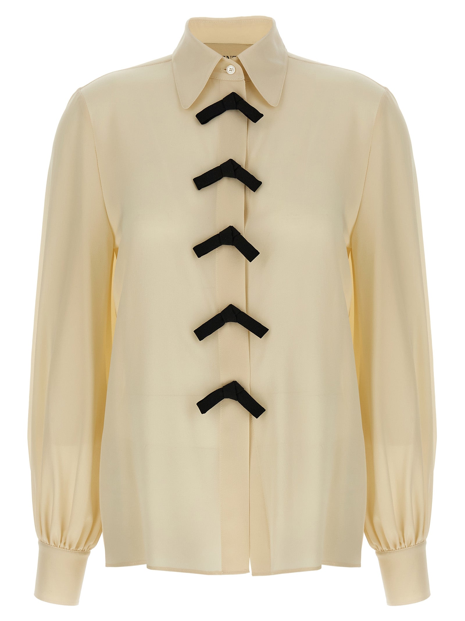 Valentino Garavani Beige Seidenbluse