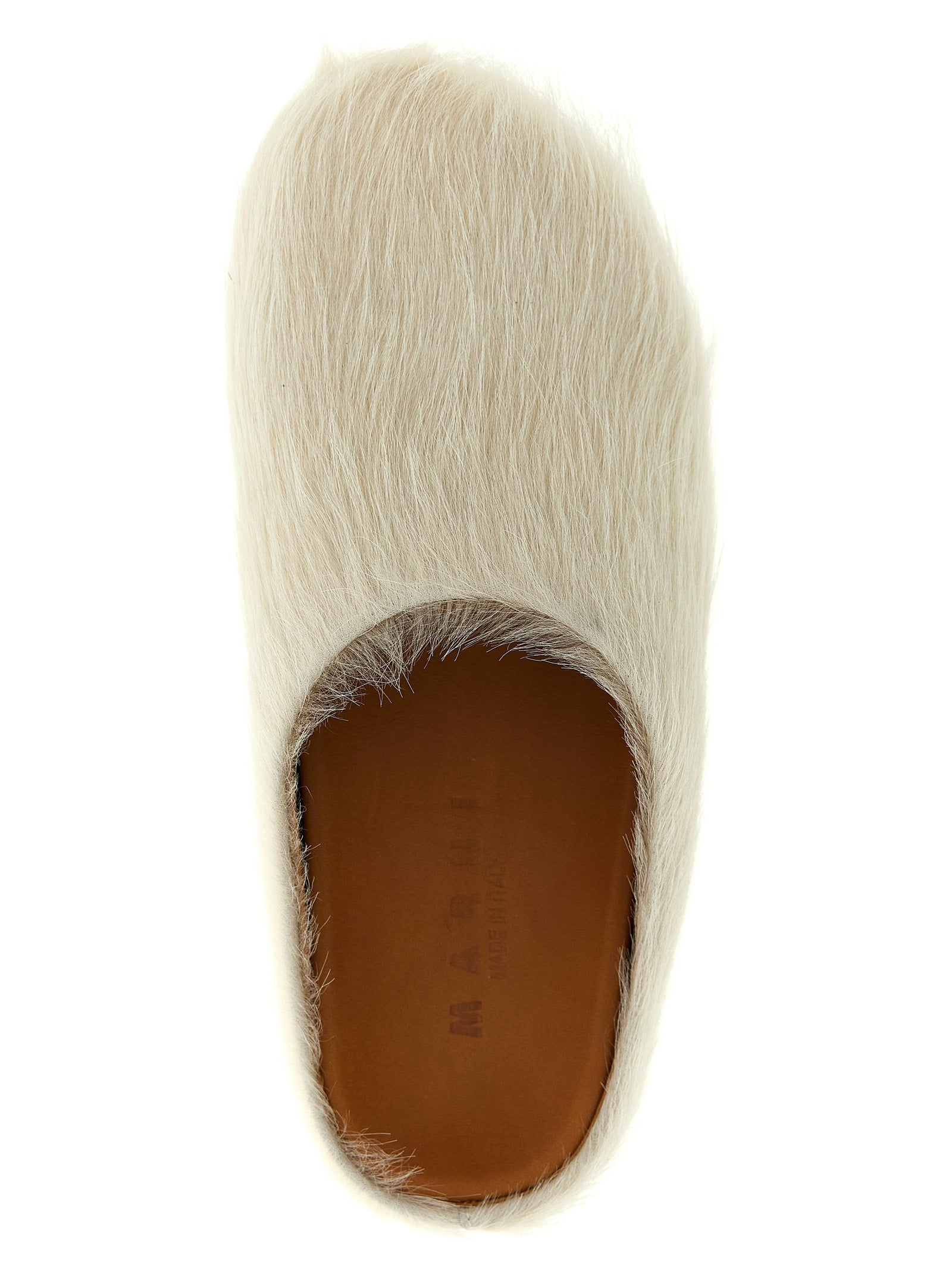 Marni Weiße Mules aus Kalbsleder