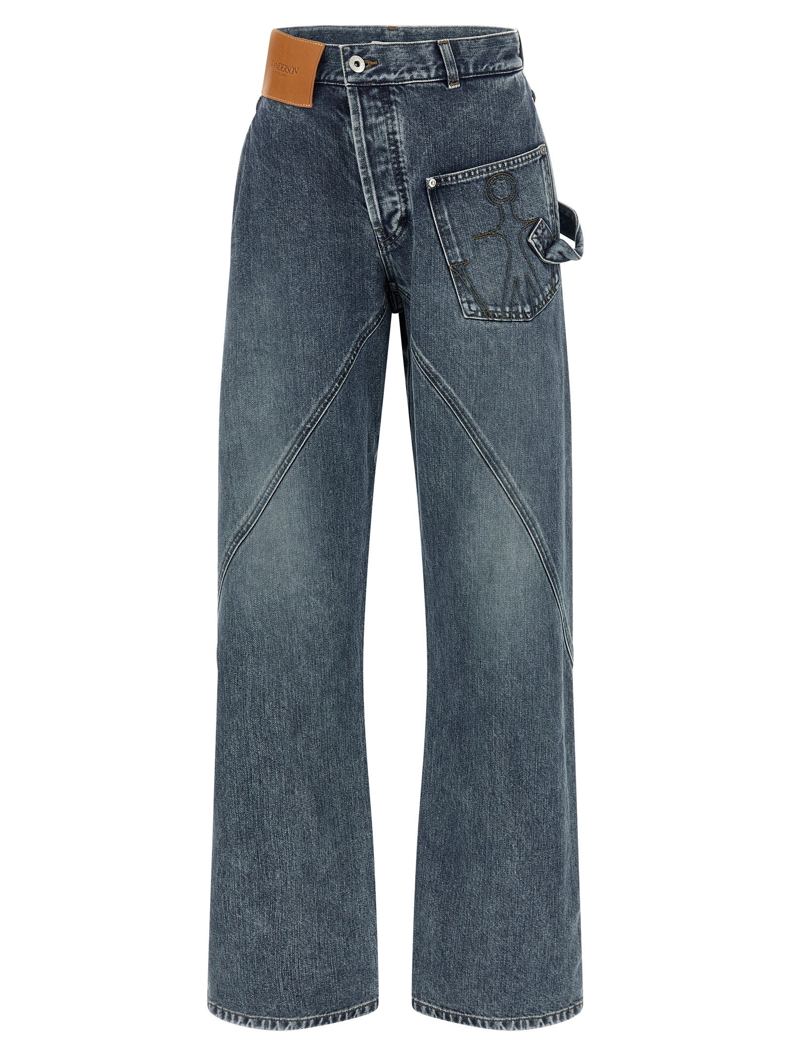 J.W.Anderson Blaue Baumwolljeans Denim