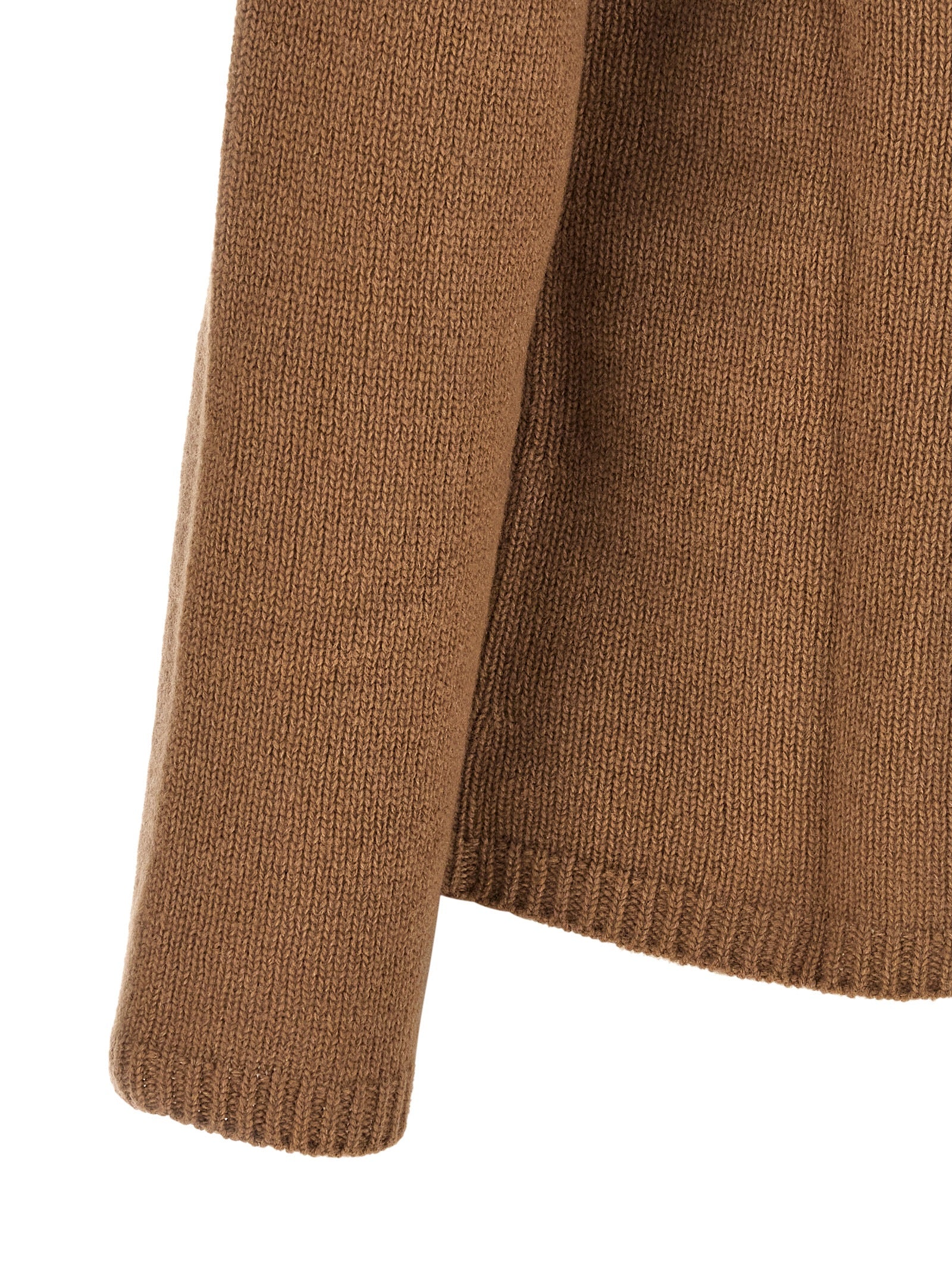 'S Max Mara Brauner Wollcardigan