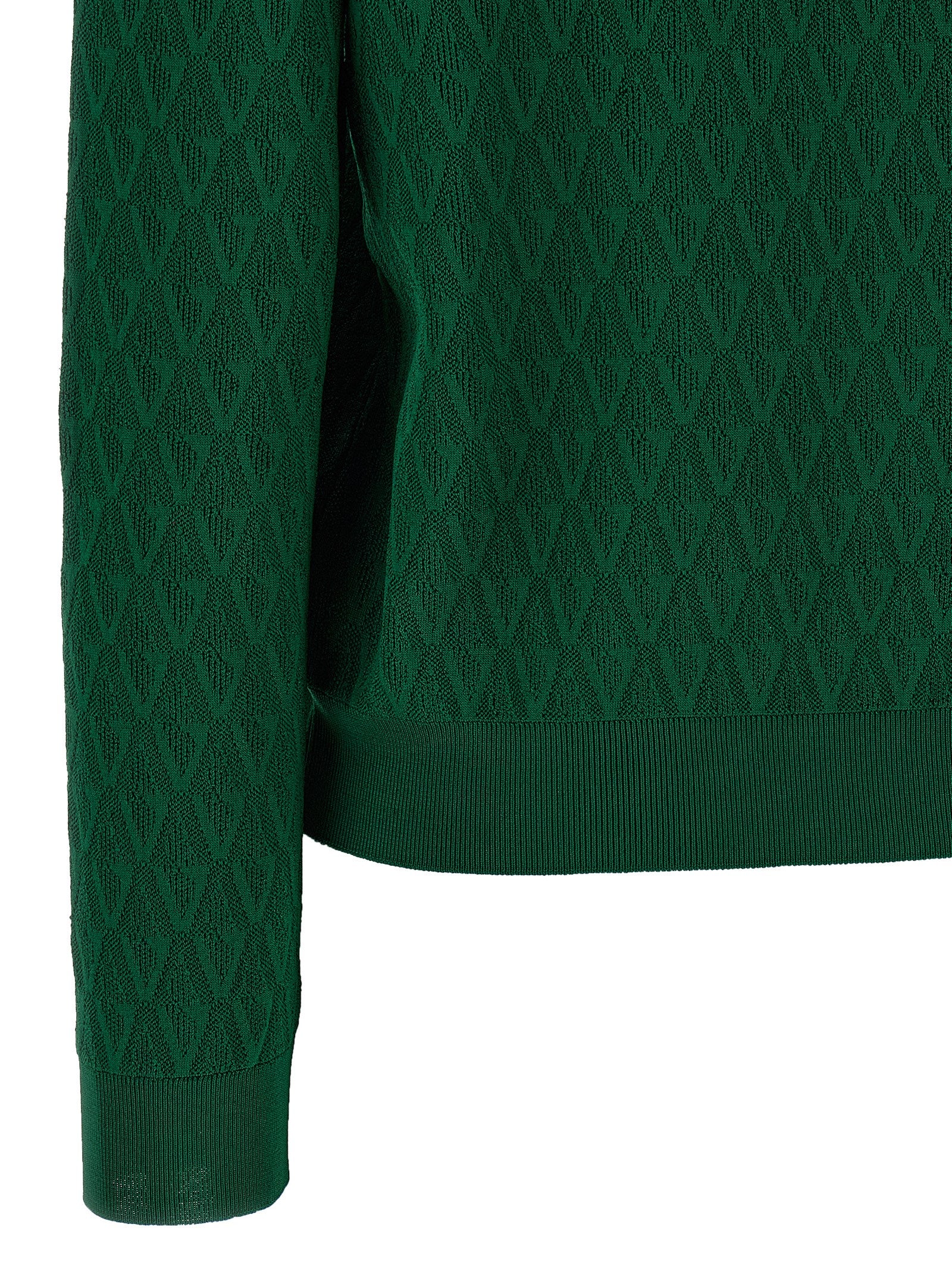 Versace Zweifarbige Viskose-Strickjacke