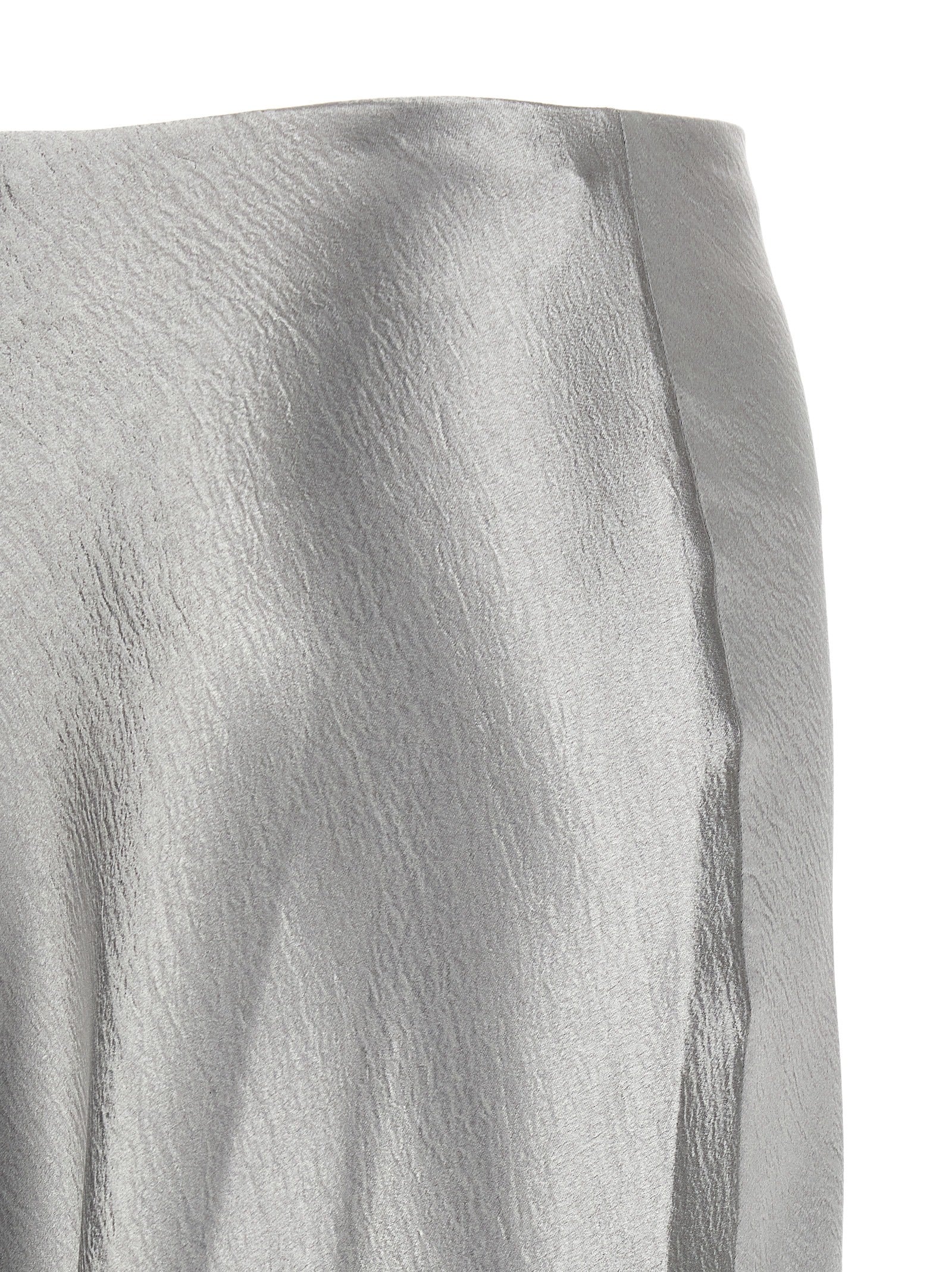 Tory Burch Grauer Midirock aus Polyester