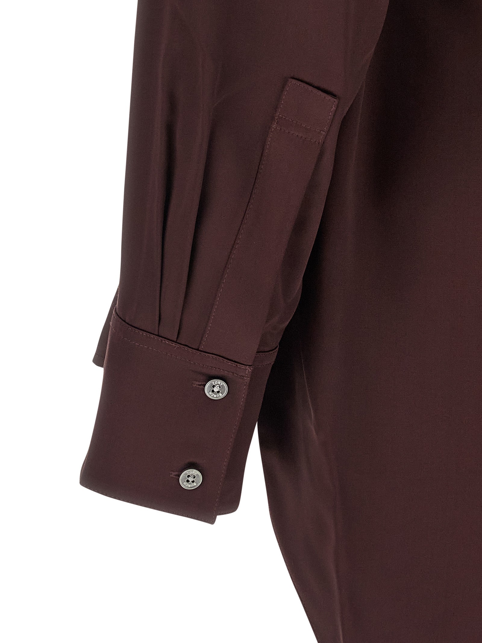 Tory Burch Bordeaux Viskose-Bluse