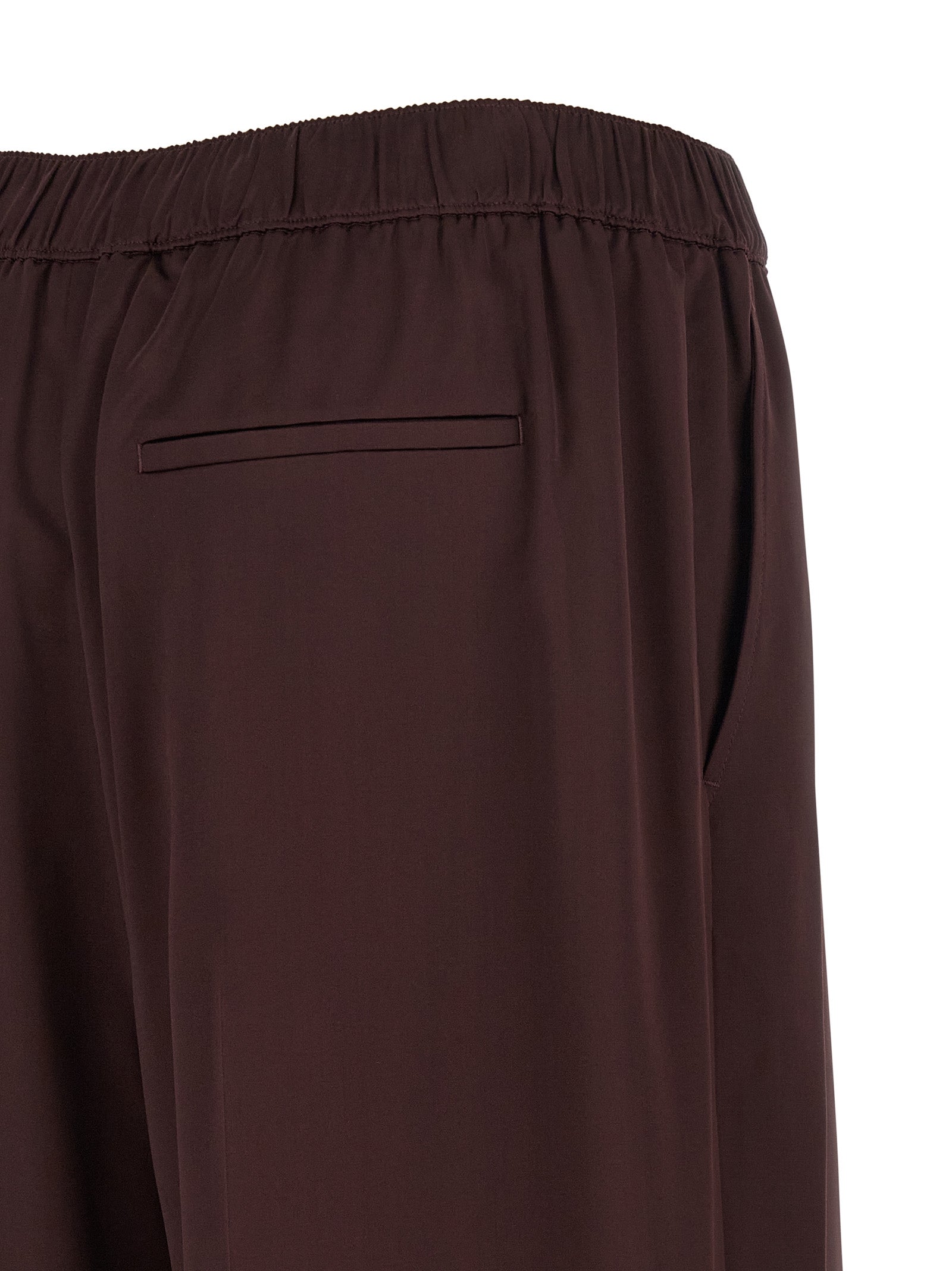 Tory Burch Bordeaux Viskose Freizeithose