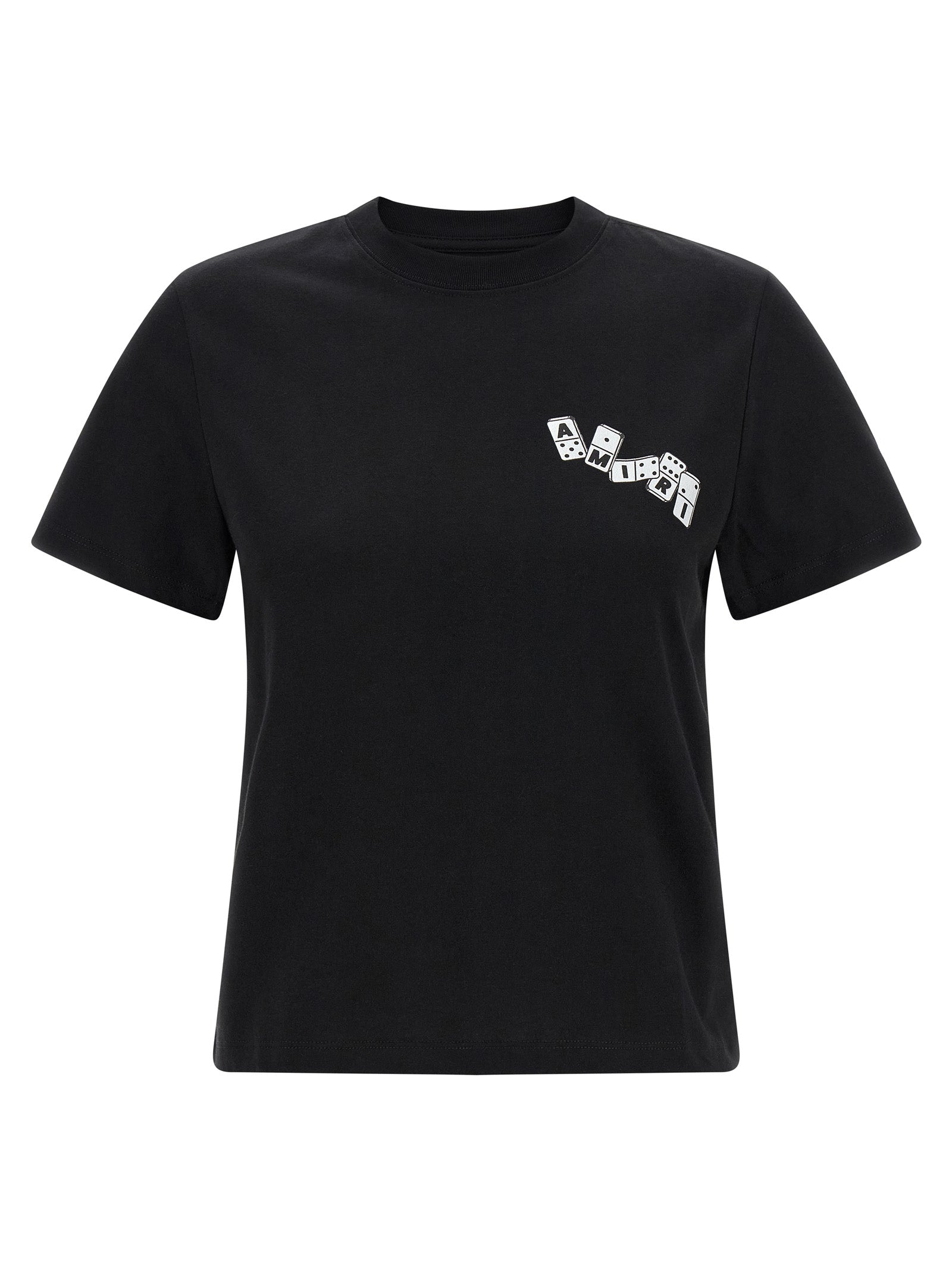 Amiri Schwarzes Baumwoll-T-Shirt