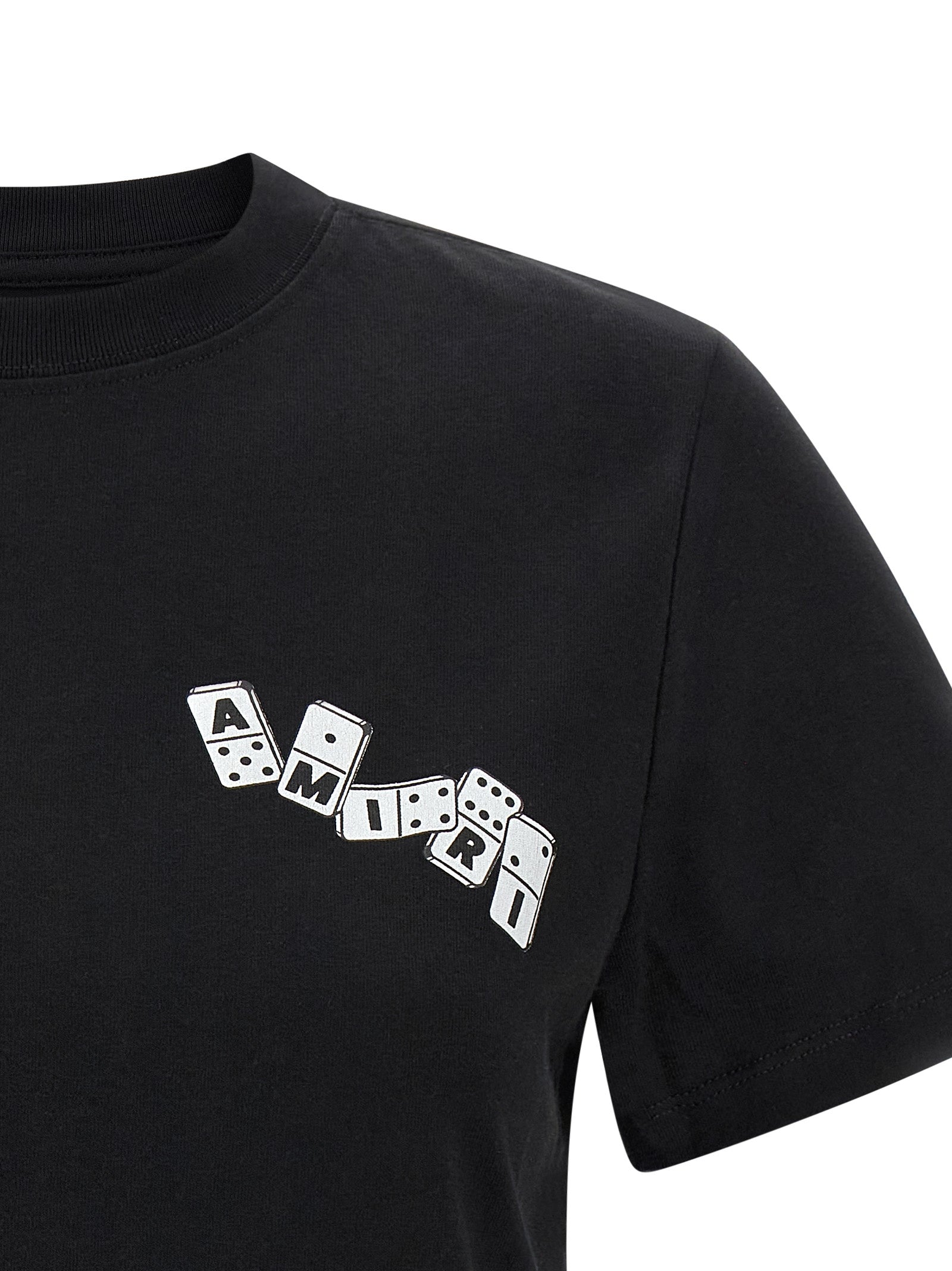 Amiri Schwarzes Baumwoll-T-Shirt