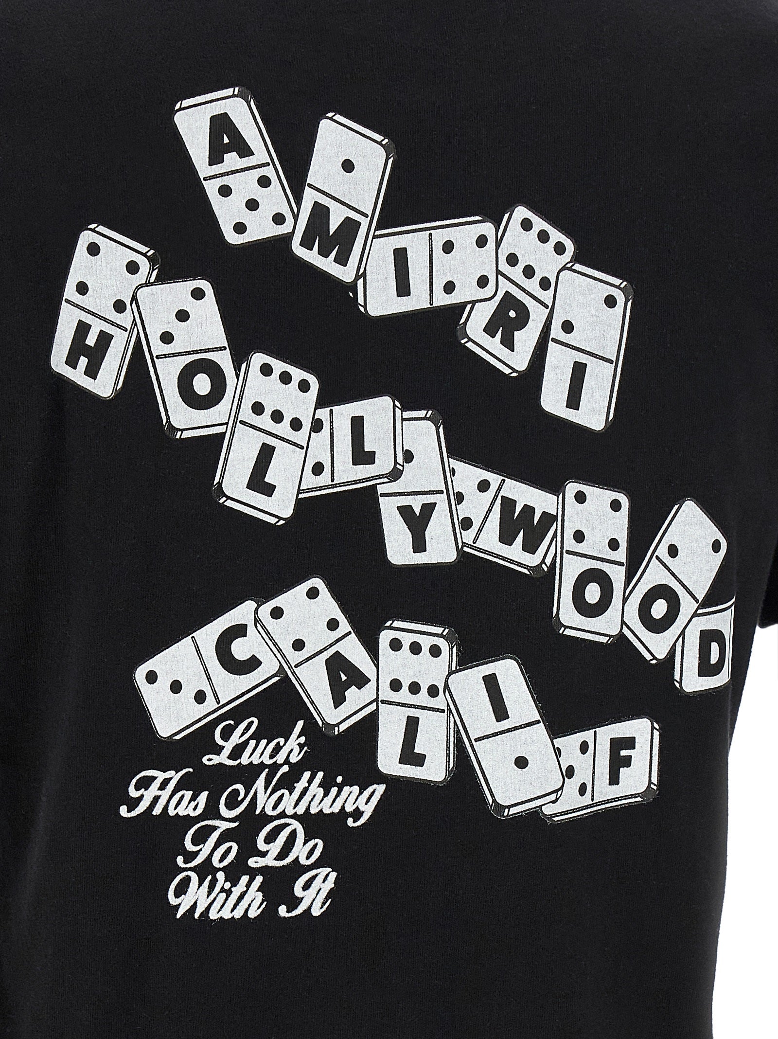 Amiri Schwarzes Baumwoll-T-Shirt