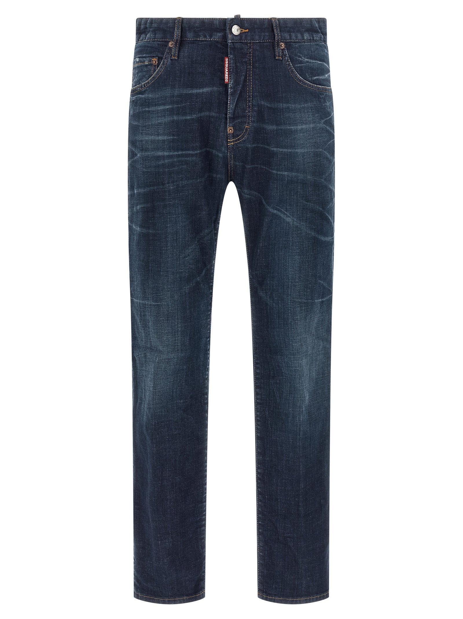 Dsquared² Blaue Jeans aus Baumwolle im geraden Schnitt