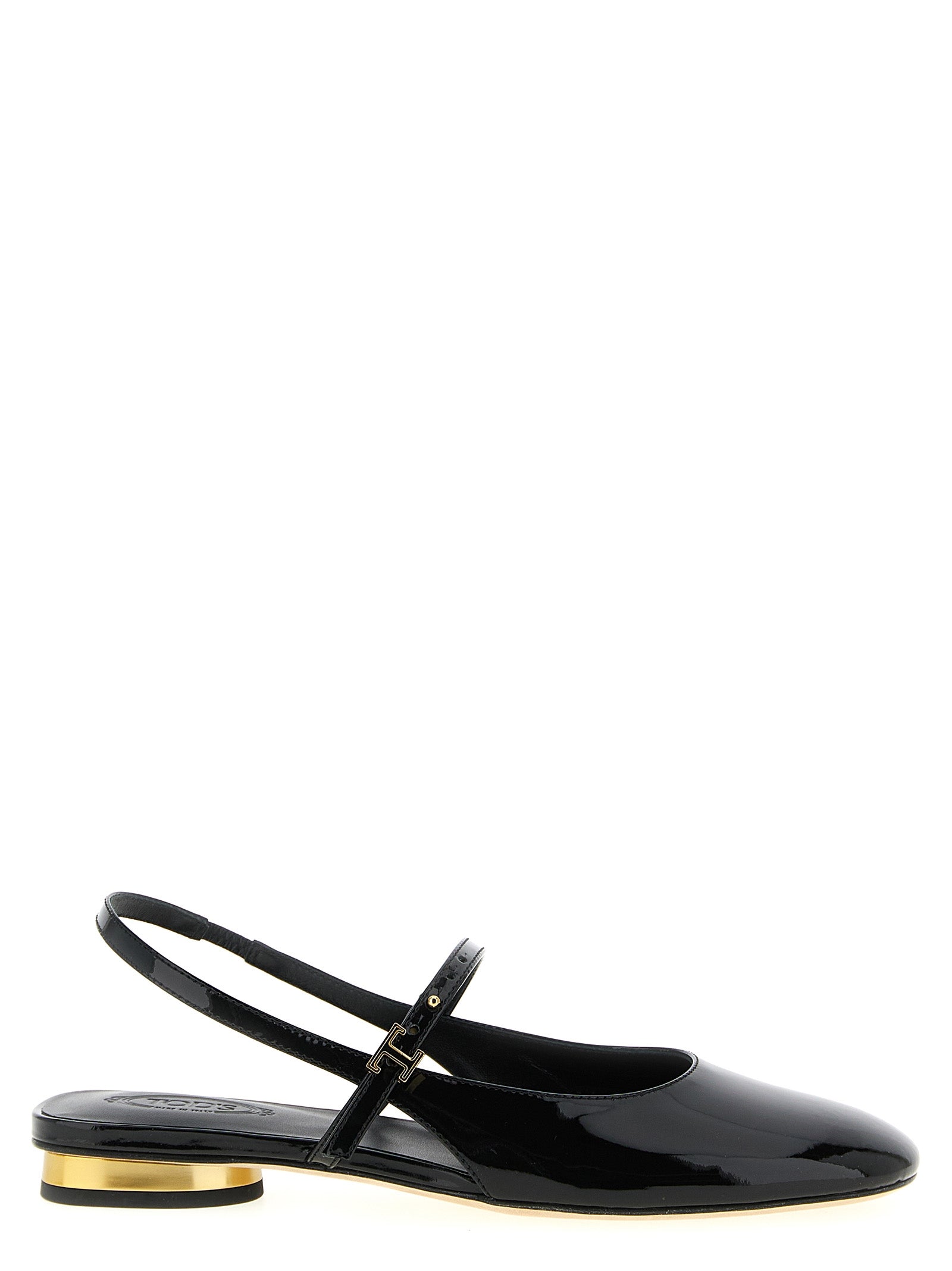 Tod's Schwarze Ballerinas aus Kalbsleder