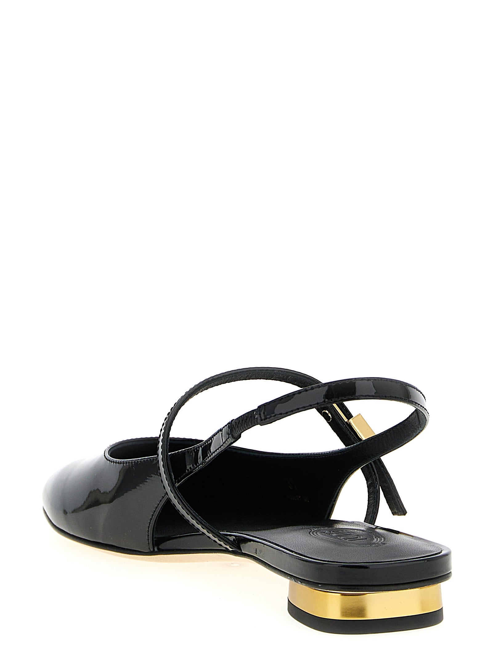 Tod's Schwarze Ballerinas aus Kalbsleder