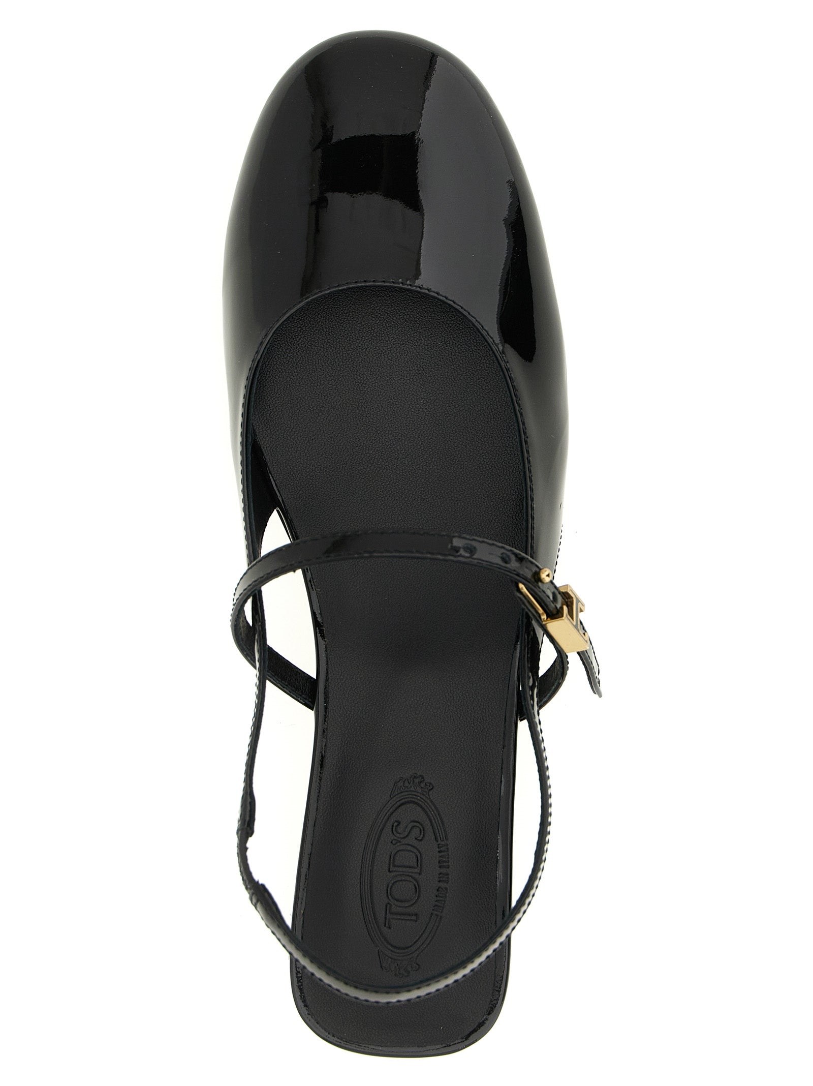 Tod's Schwarze Ballerinas aus Kalbsleder