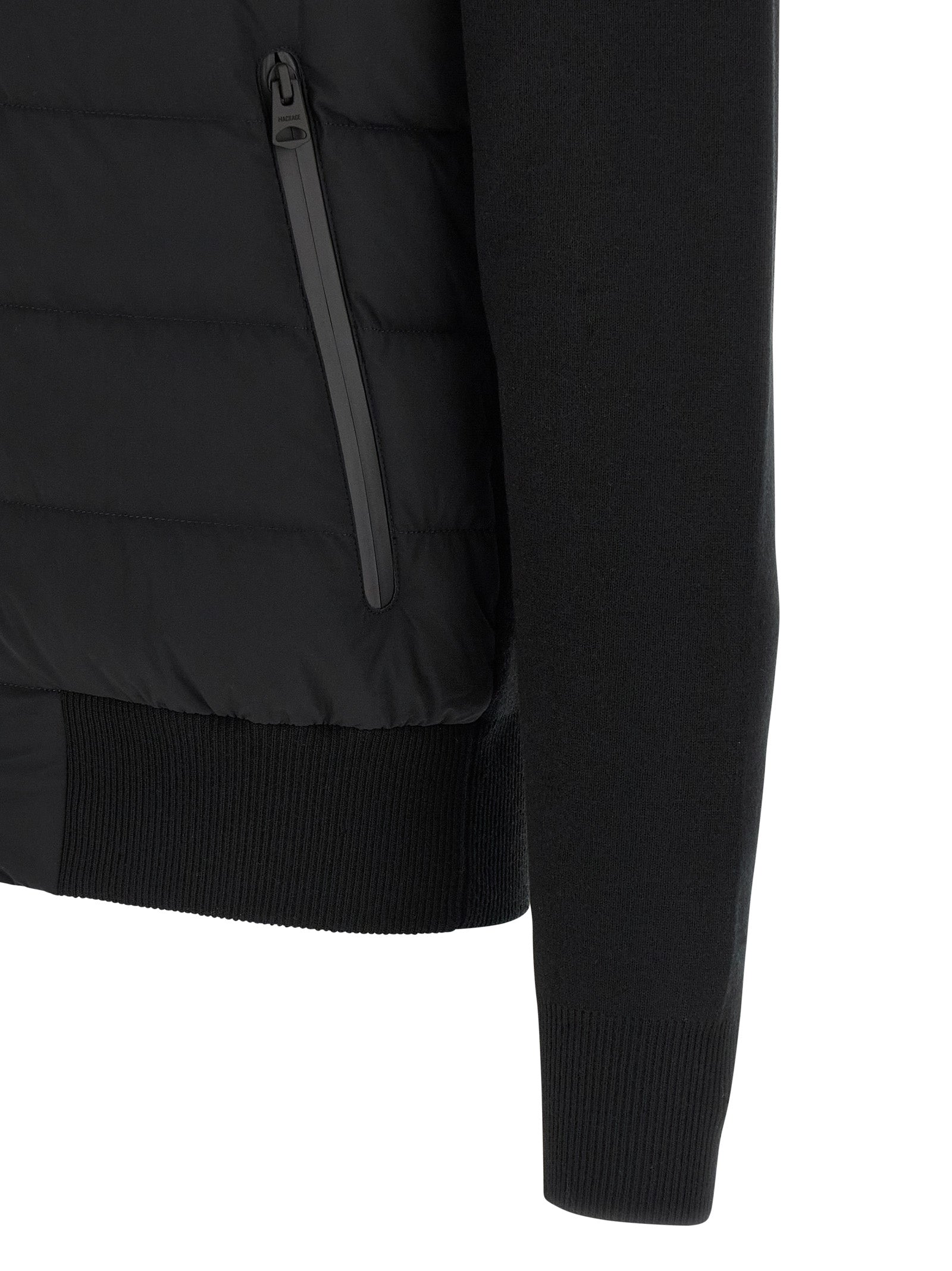 Mackage Blaue Strickjacke aus Nylon