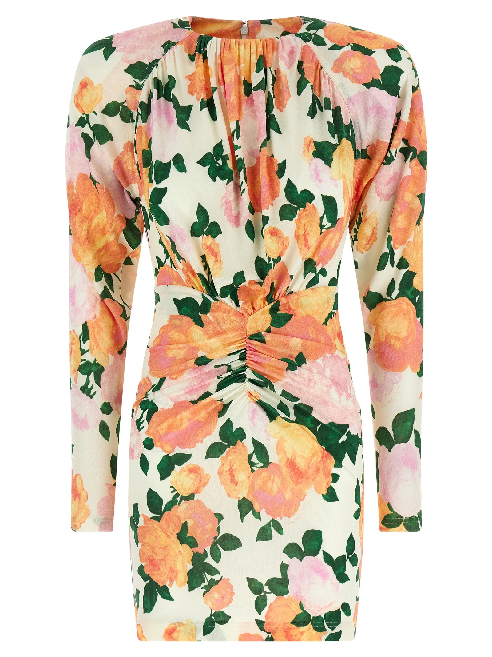 Stella McCartney Kurzes Kleid aus Viskose in Multicolor