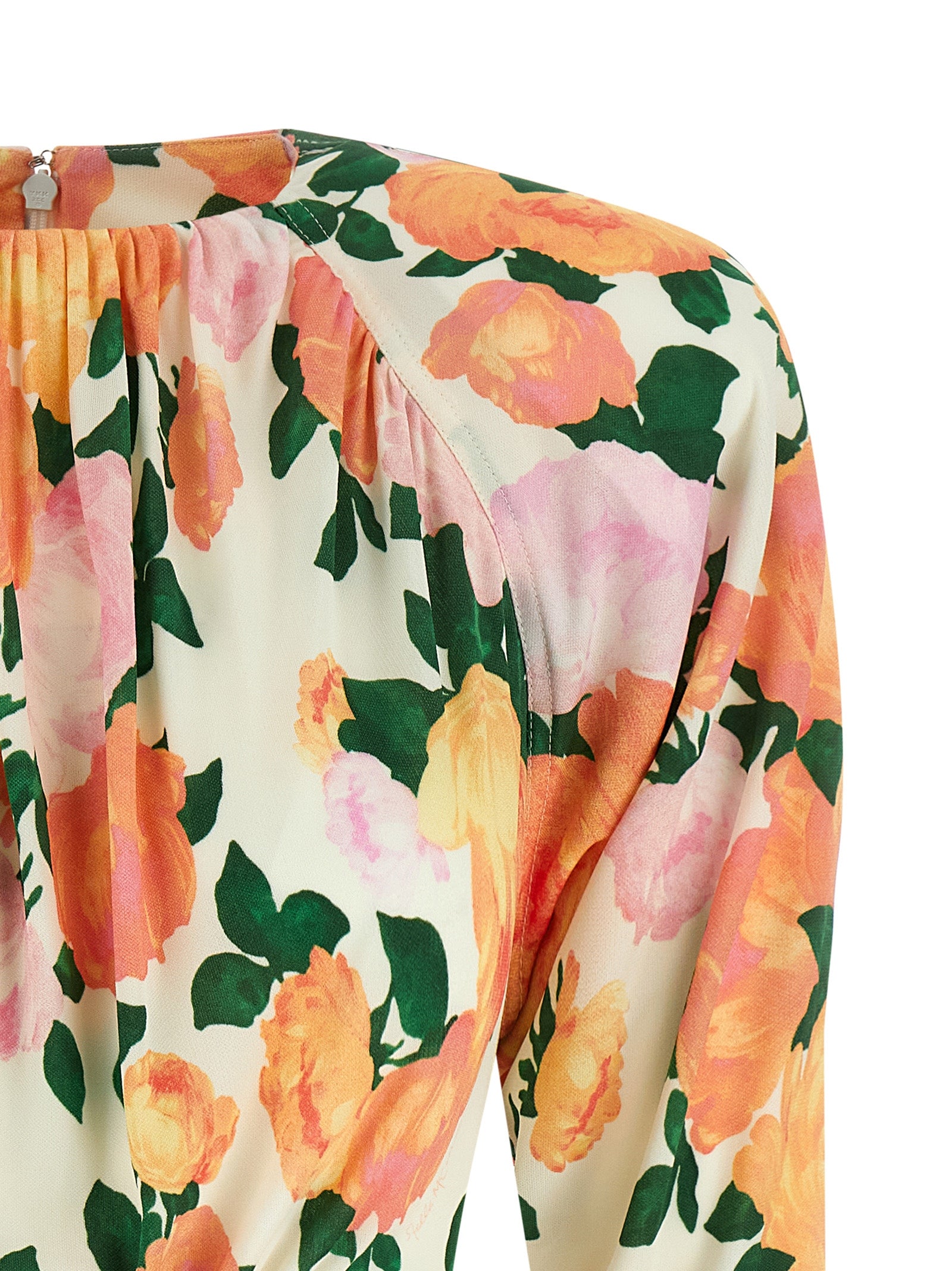 Stella McCartney Kurzes Kleid aus Viskose in Multicolor