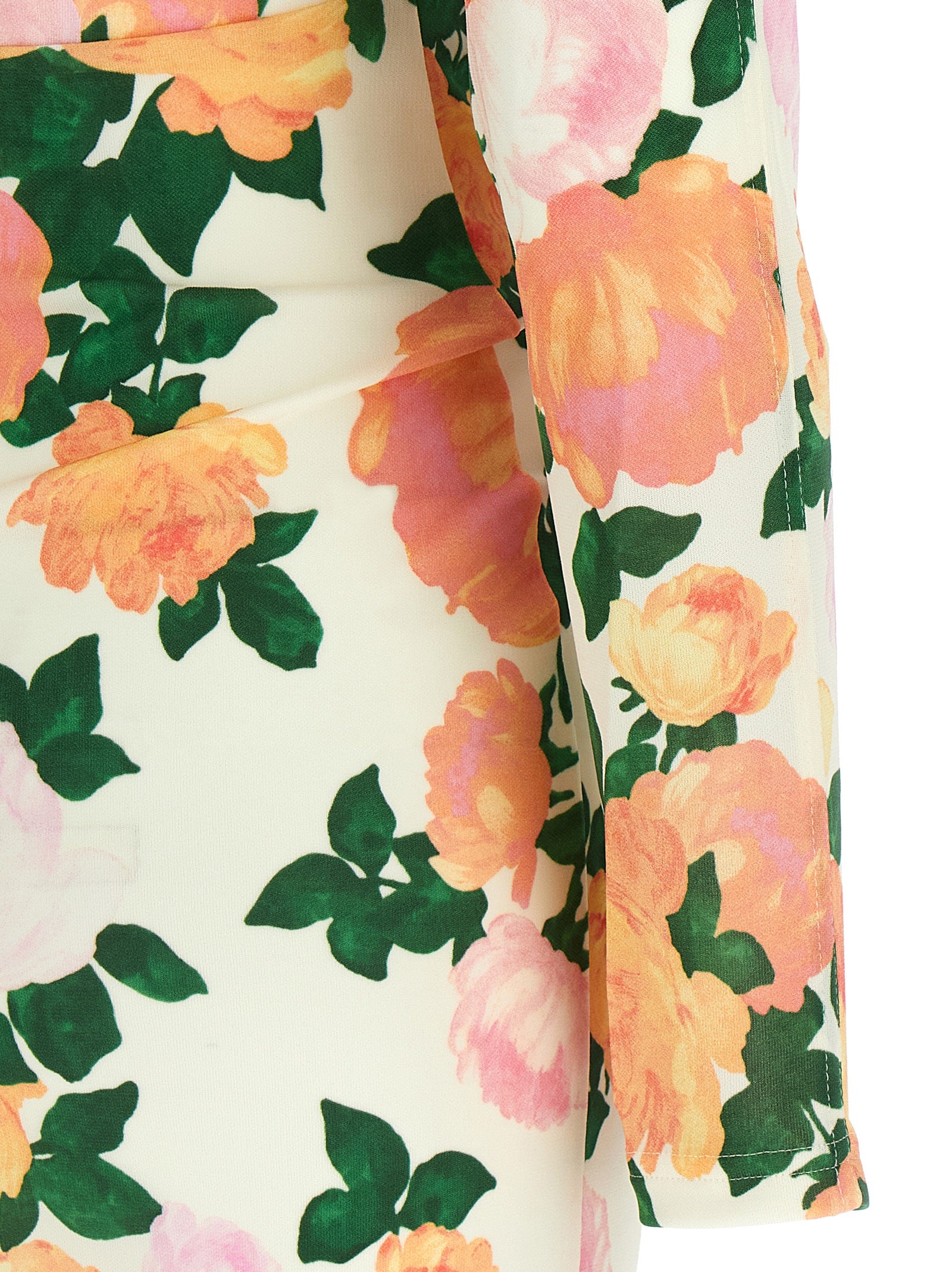 Stella McCartney Kurzes Kleid aus Viskose in Multicolor