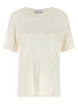 Stella McCartney Weißes Viskose-T-Shirt