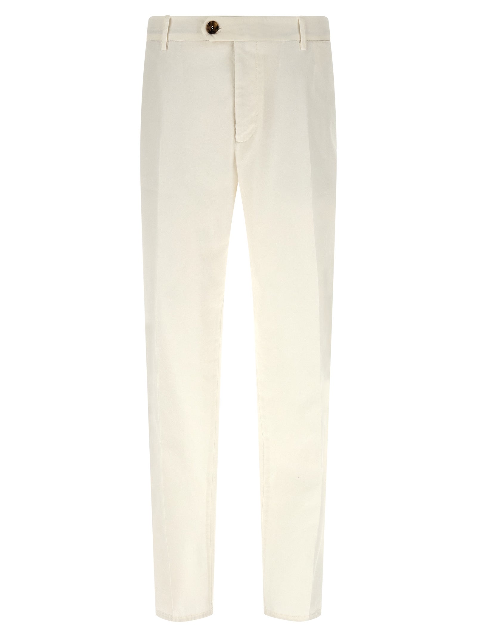 Brunello Cucinelli Weiße Baumwollhose im Casual-Look
