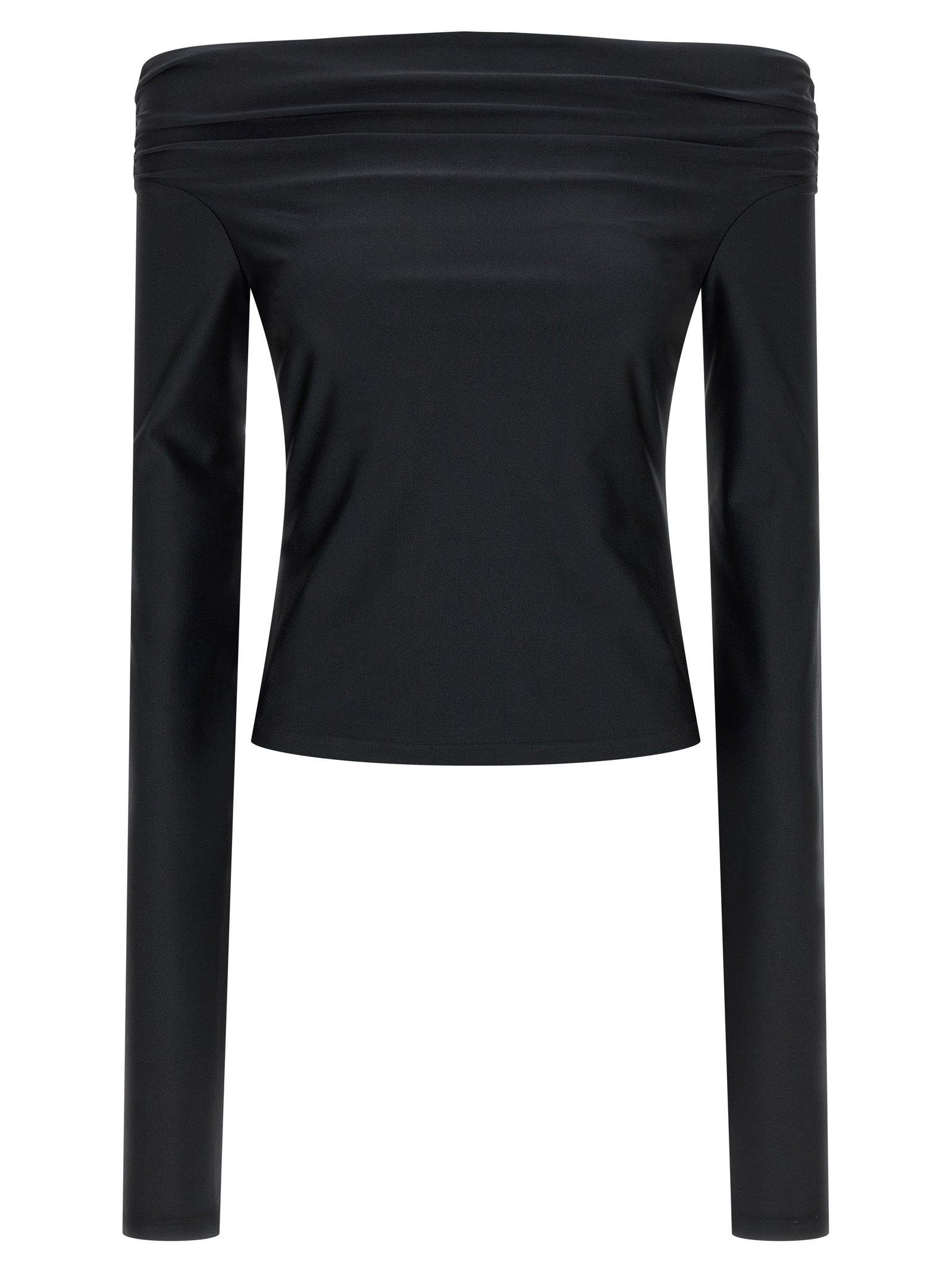 The Andamane Schwarze Polyamid-Tanktops
