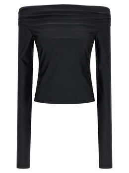 The Andamane Schwarze Polyamid-Tanktops