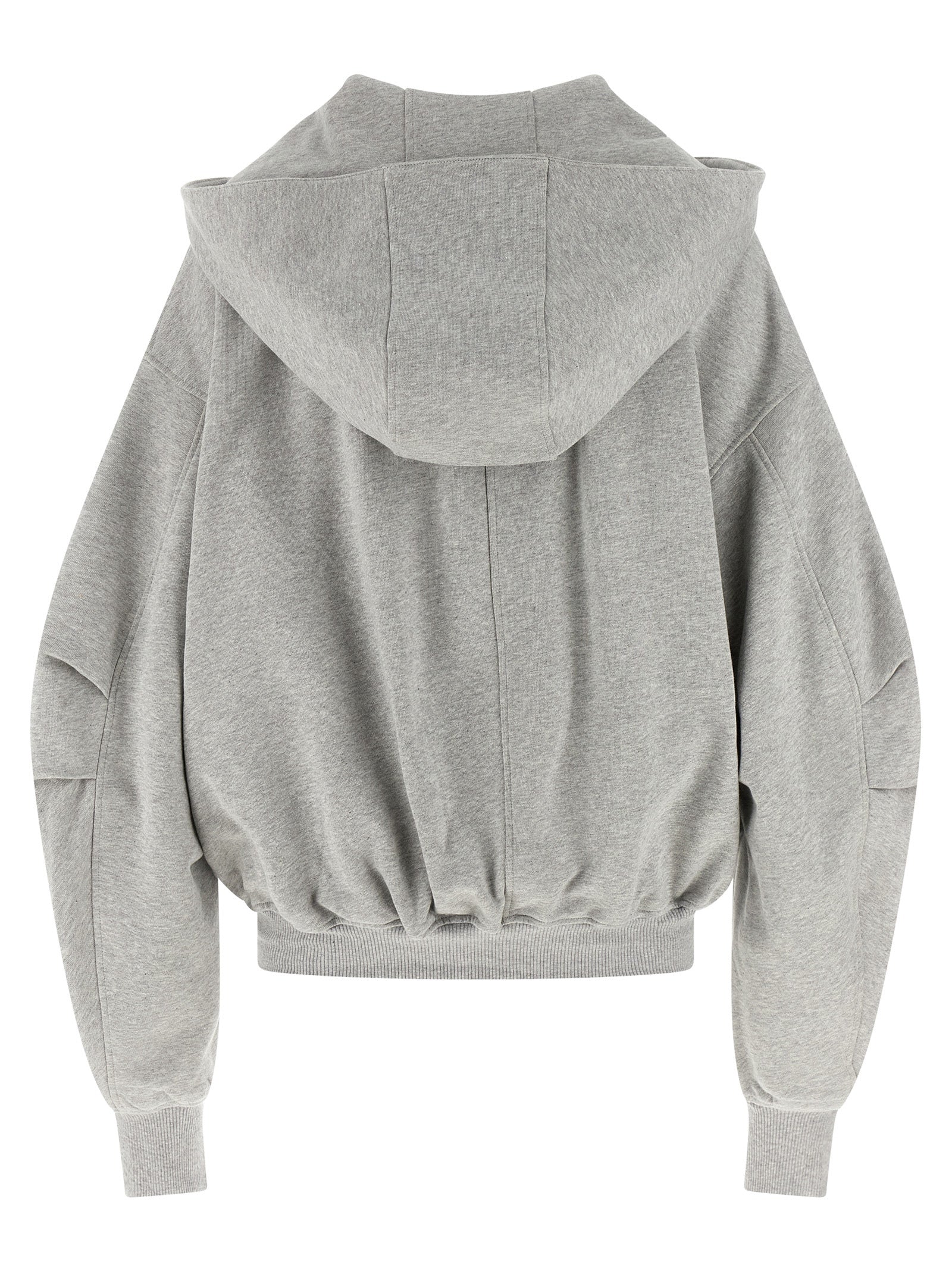 The Attico Grauer Baumwollpullover