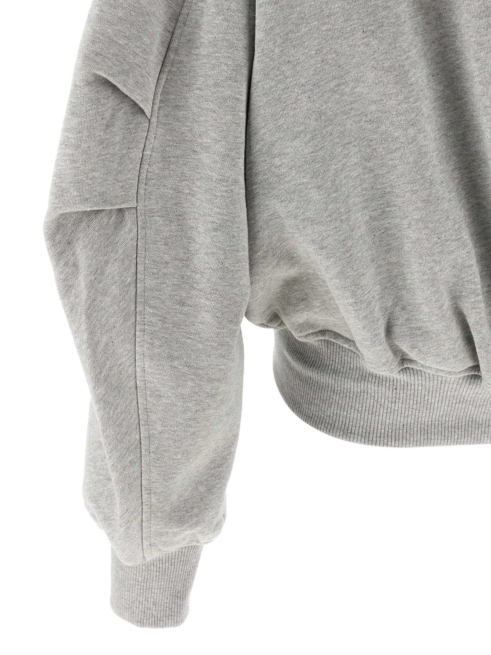 The Attico Grauer Baumwollpullover