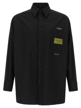MM6 Maison Margiela Schwarze Bluse aus Polyester