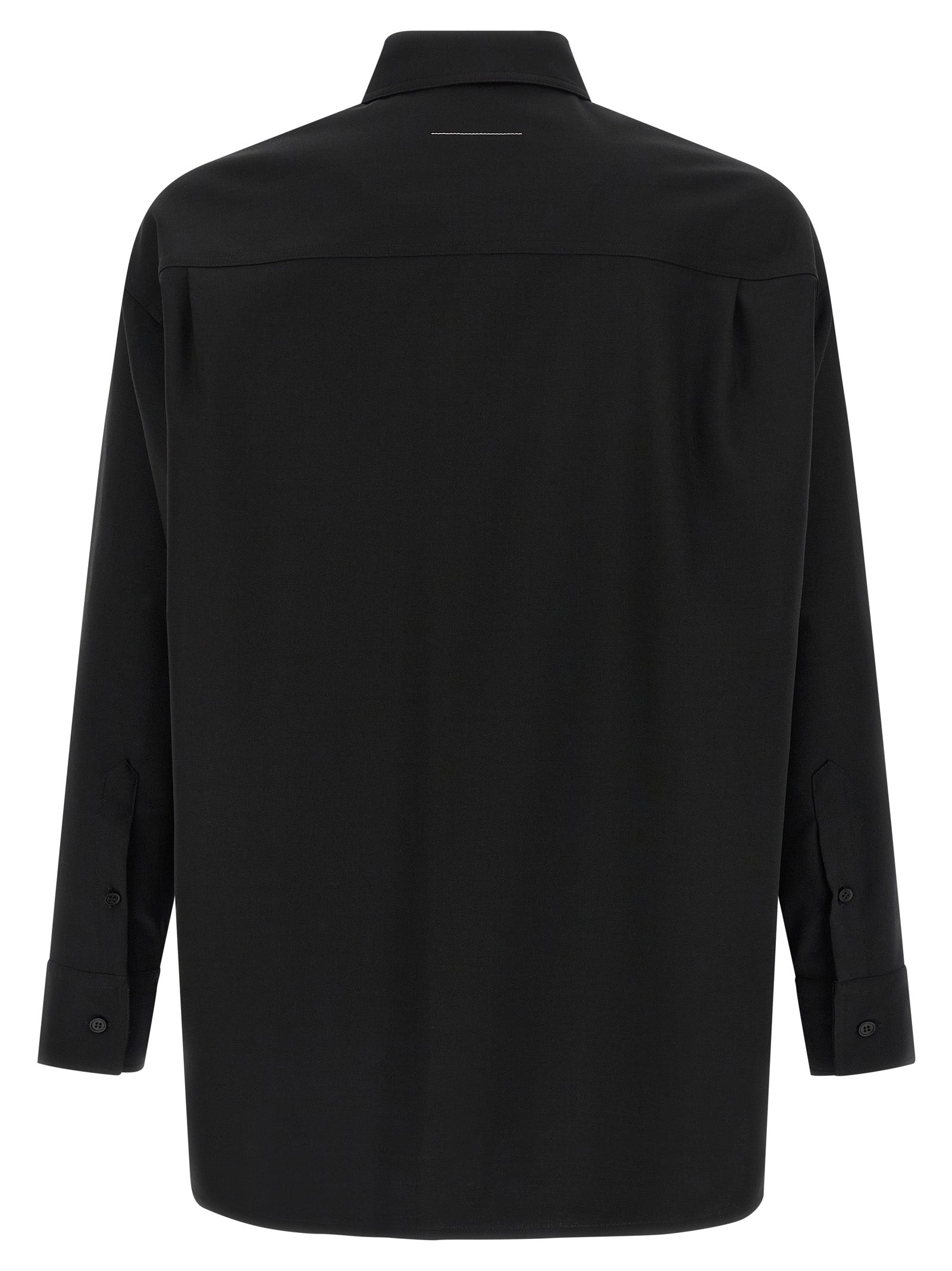 MM6 Maison Margiela Schwarze Bluse aus Polyester