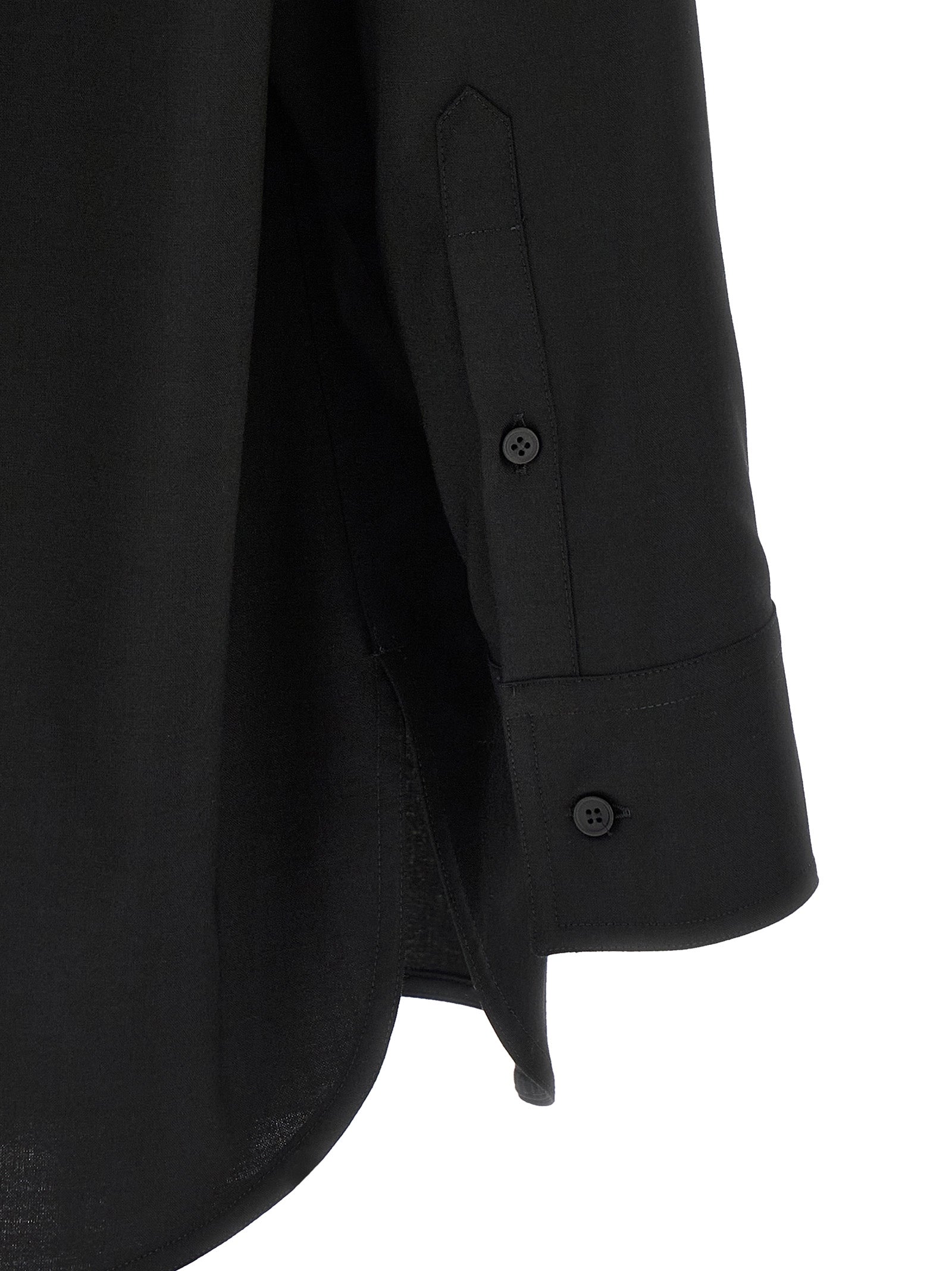 MM6 Maison Margiela Schwarze Bluse aus Polyester