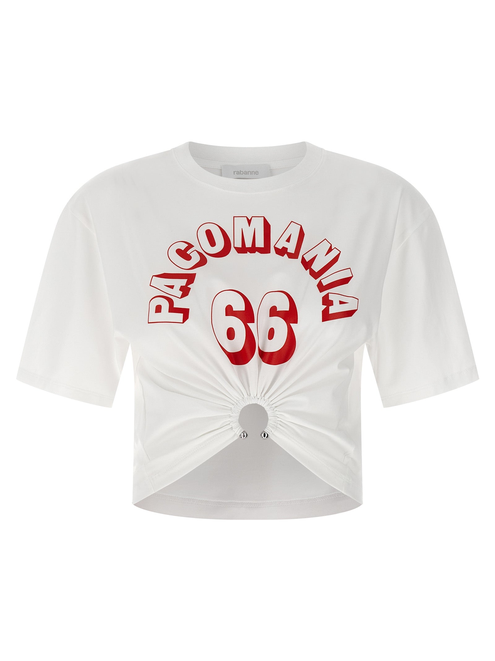 Paco Rabanne Weißes Baumwoll-T-Shirt