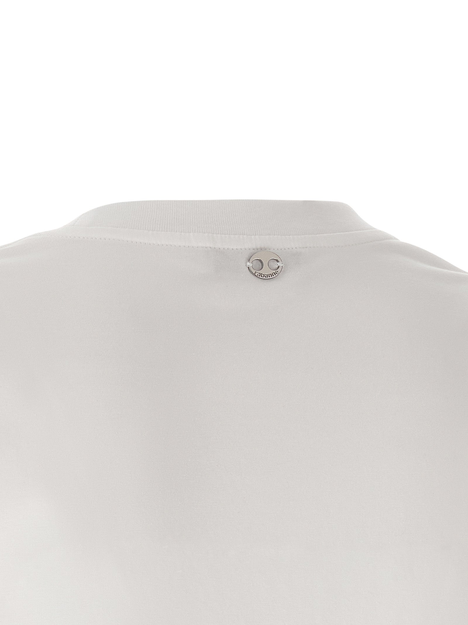 Paco Rabanne Weißes Baumwoll-T-Shirt