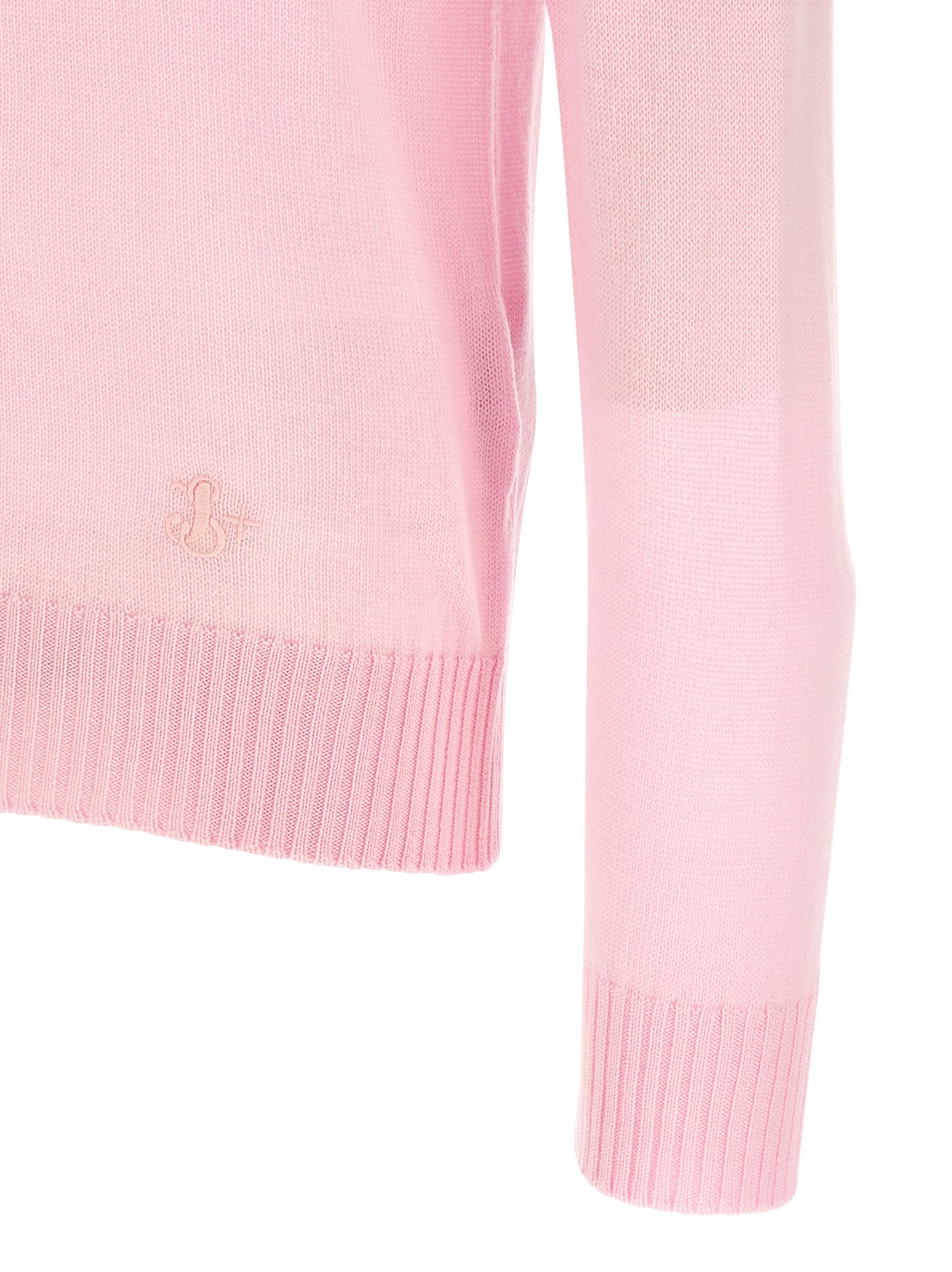 Jil Sander Mehrfarbige Strickjacke aus reiner Schurwolle