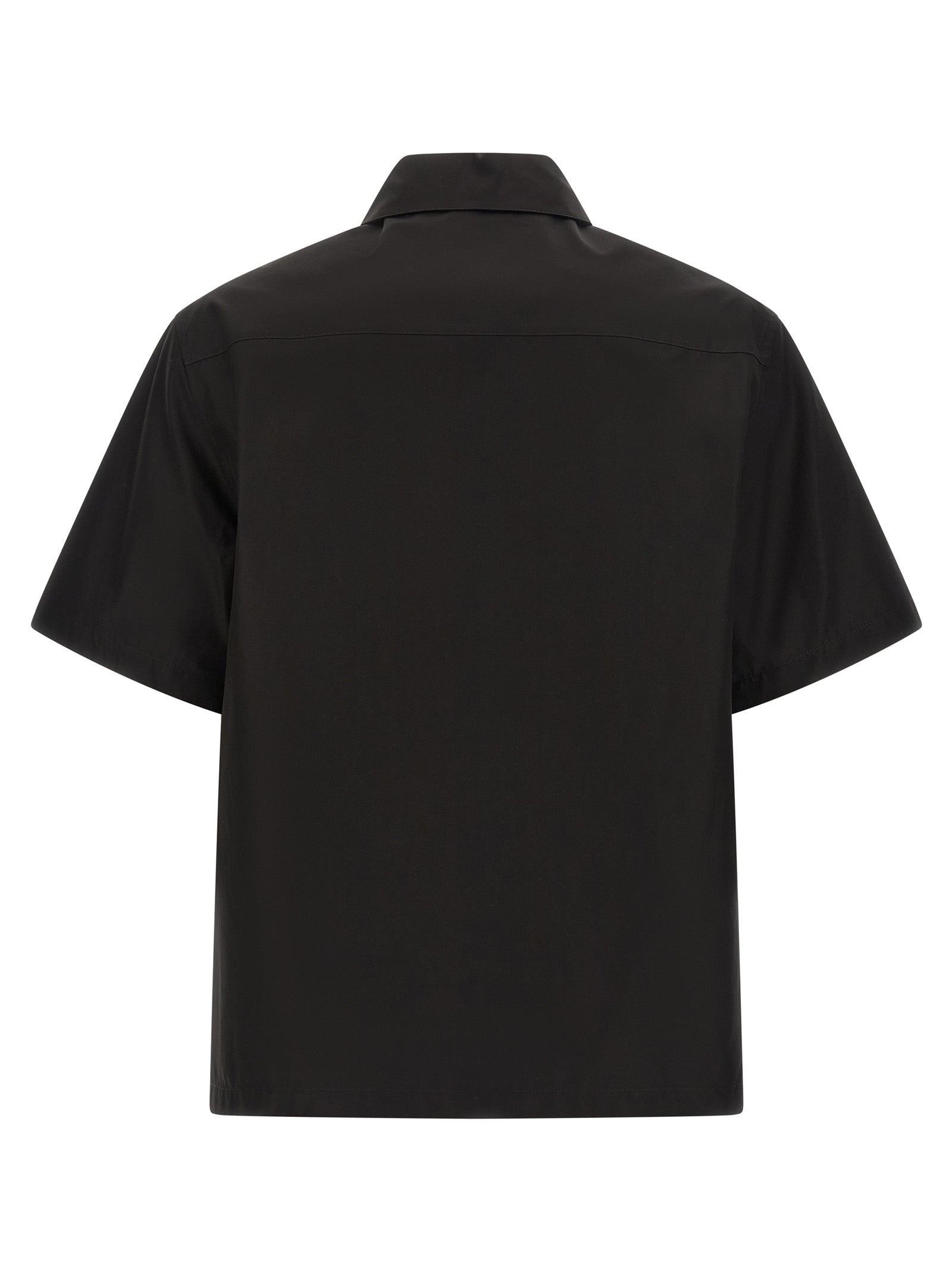 Jil Sander Schwarze Baumwollbluse