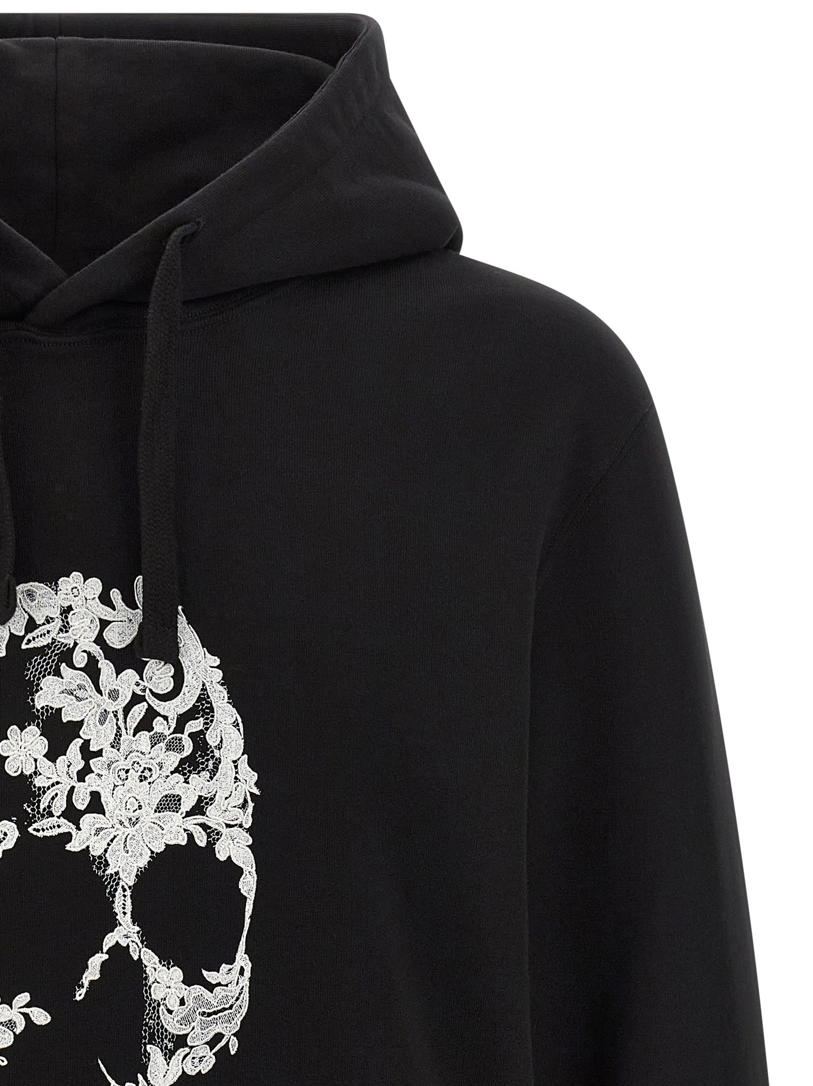 Alexander McQueen Zweifarbiger Baumwollpullover