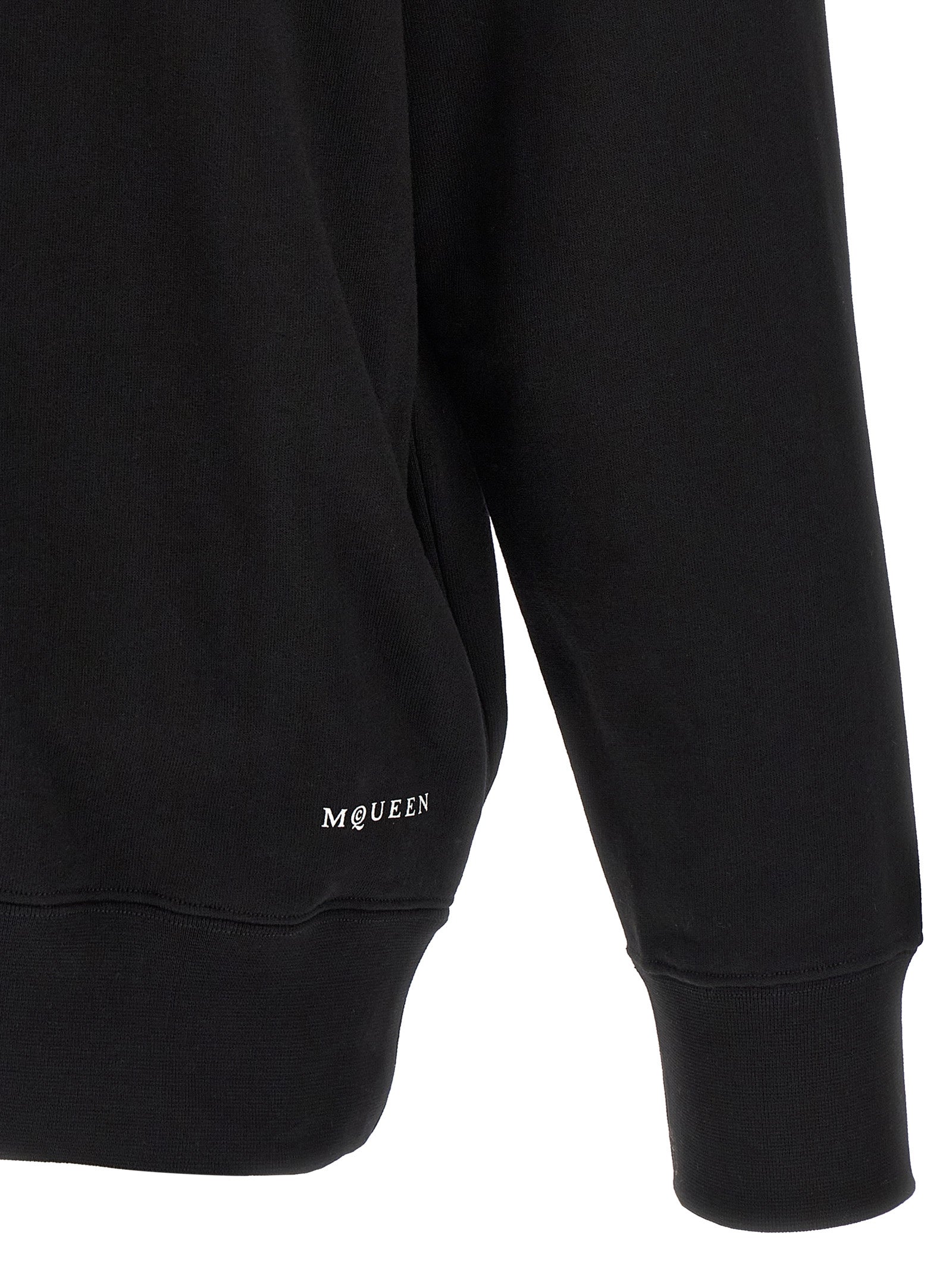 Alexander McQueen Zweifarbiger Baumwollpullover