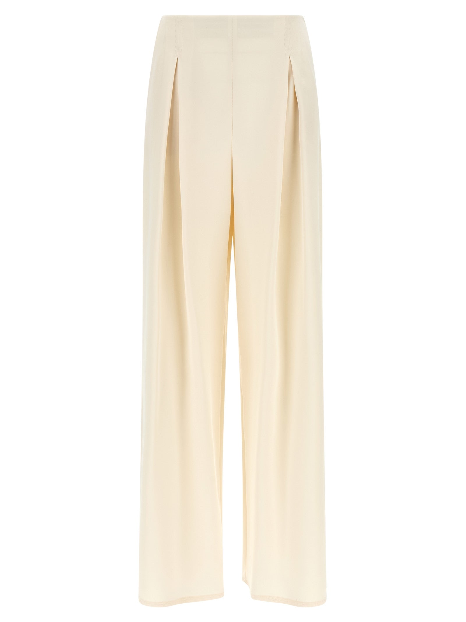 Max Mara Weiße Seidenhose für den Alltag