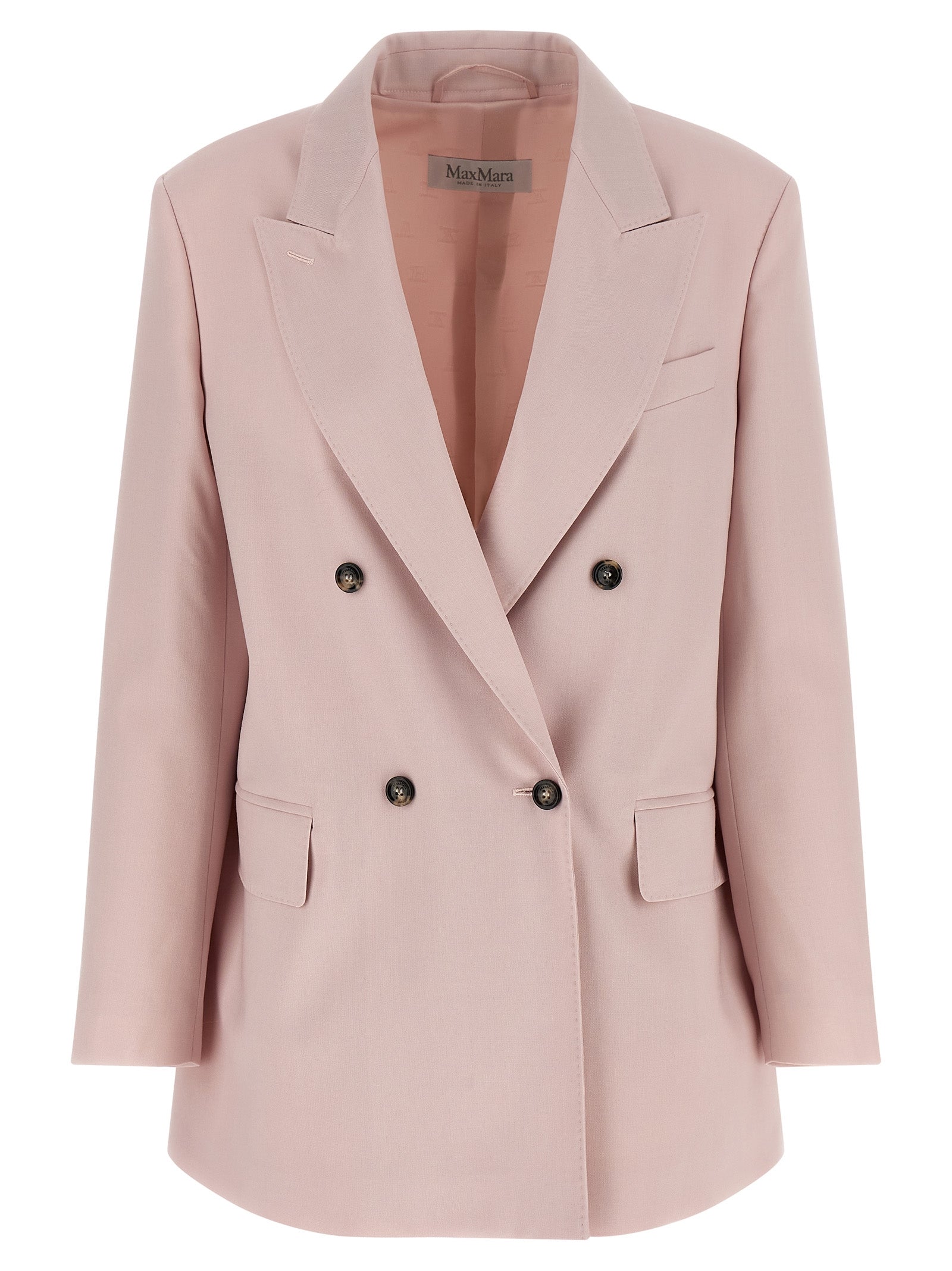 Max Mara Mehrfarbiger Blazer aus reiner Schurwolle